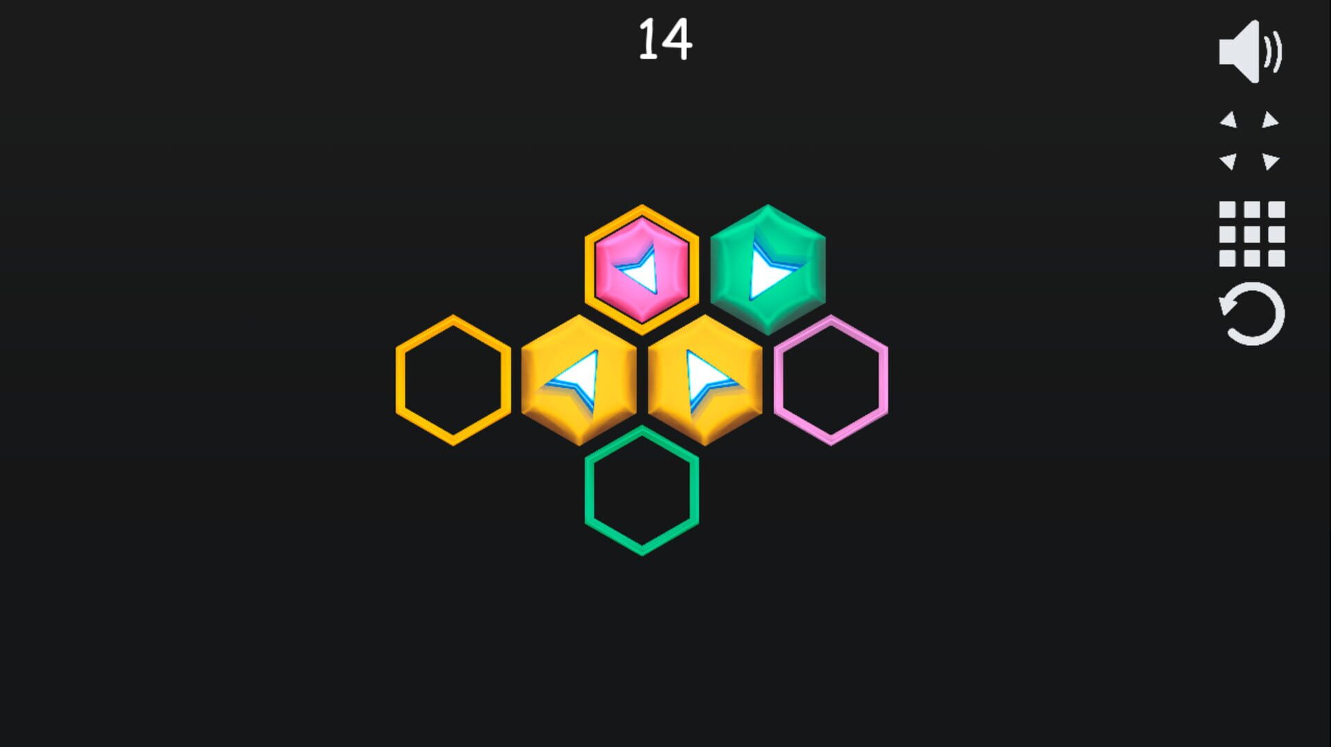 Hexagon Puzzle - Screenshot