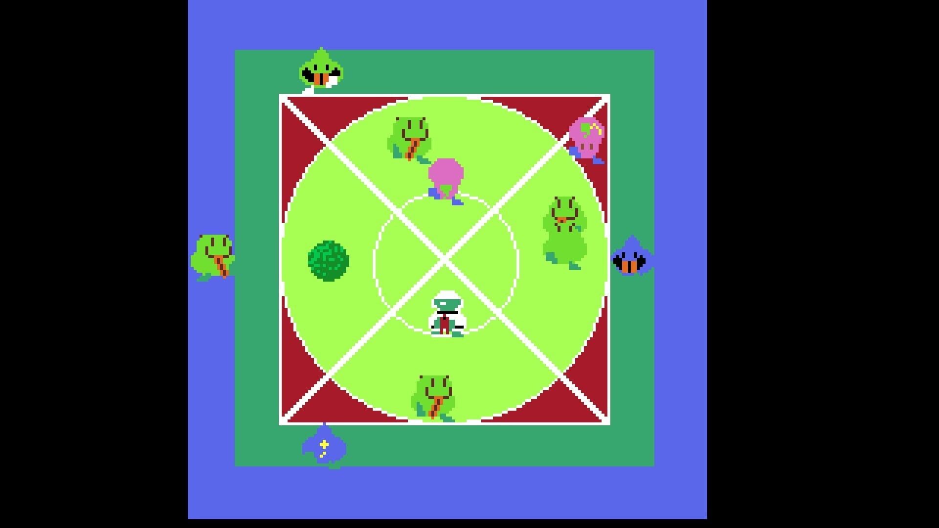 The Tower of TigerQiuQiu: 4-way Dodge the ball - Screenshot