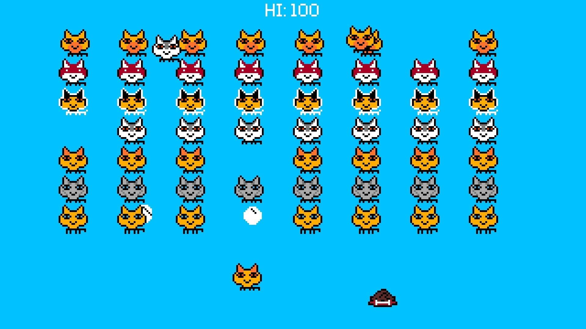 The Tower of TigerQiuQiu: Nyaa Invaders 2 - Screenshot