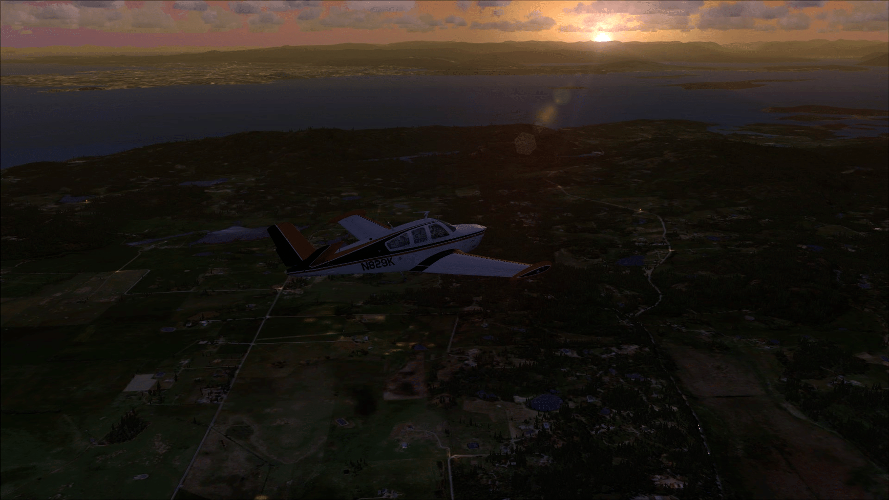 Microsoft Flight Simulator X: Steam Edition - Beechcraft V35B Bonanza screenshot