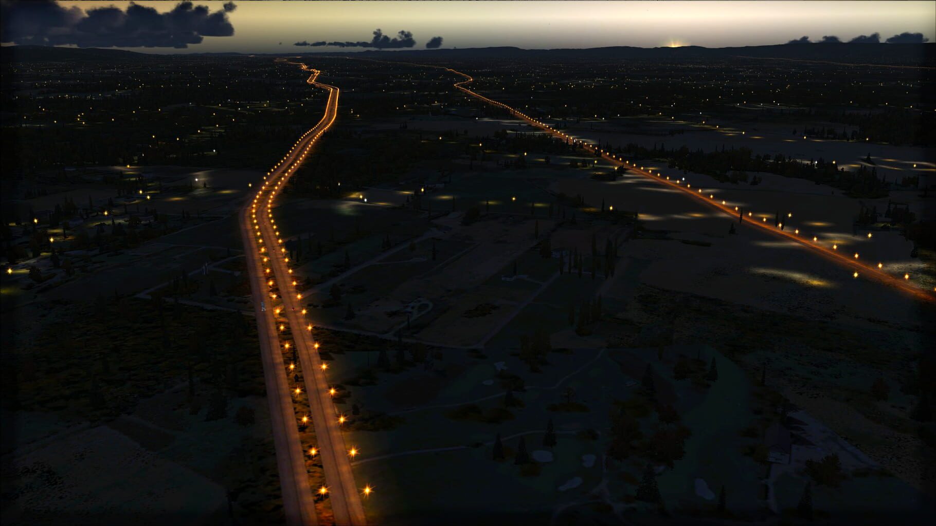 Microsoft Flight Simulator X: Steam Edition - Night Environment: Pennsylvania