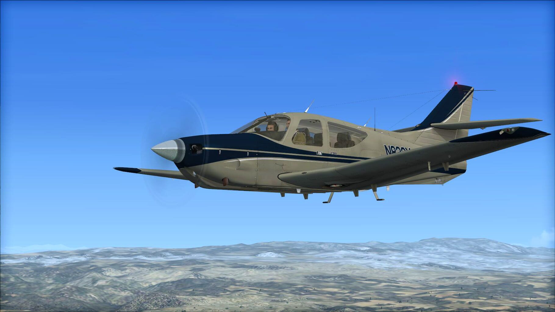 Microsoft Flight Simulator X: Steam Edition - Rockwell AC11 Commander 114