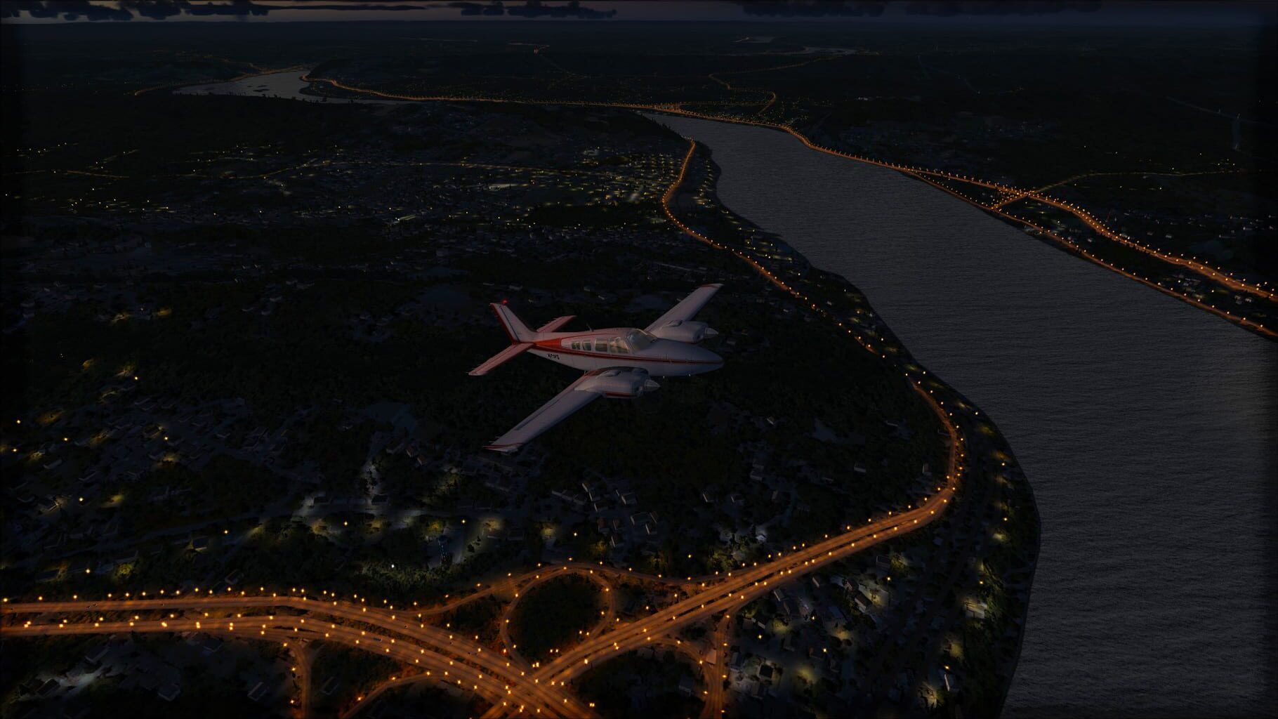 Microsoft Flight Simulator X: Steam Edition - Night Environment: Pennsylvania