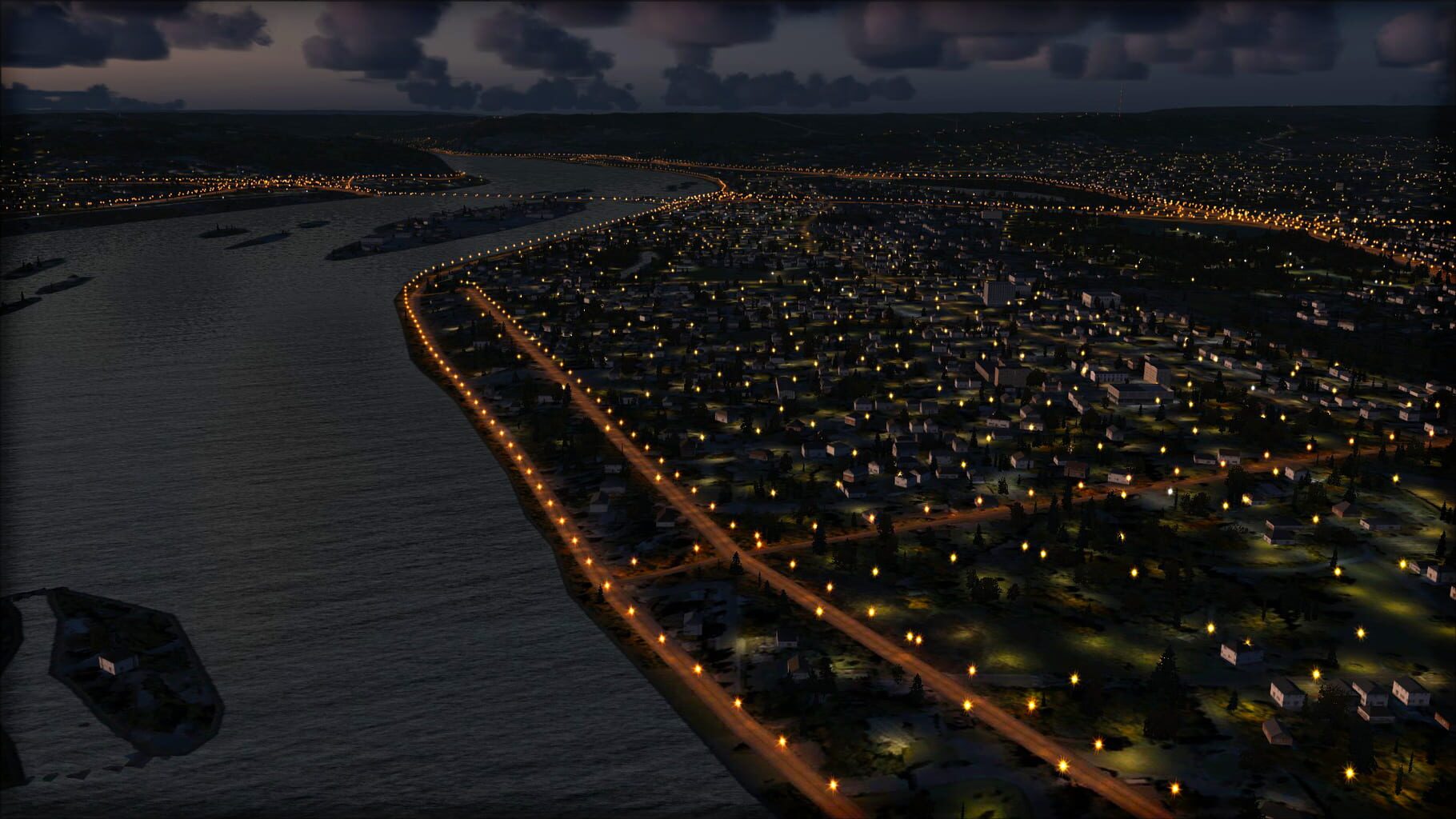 Microsoft Flight Simulator X: Steam Edition - Night Environment: Pennsylvania