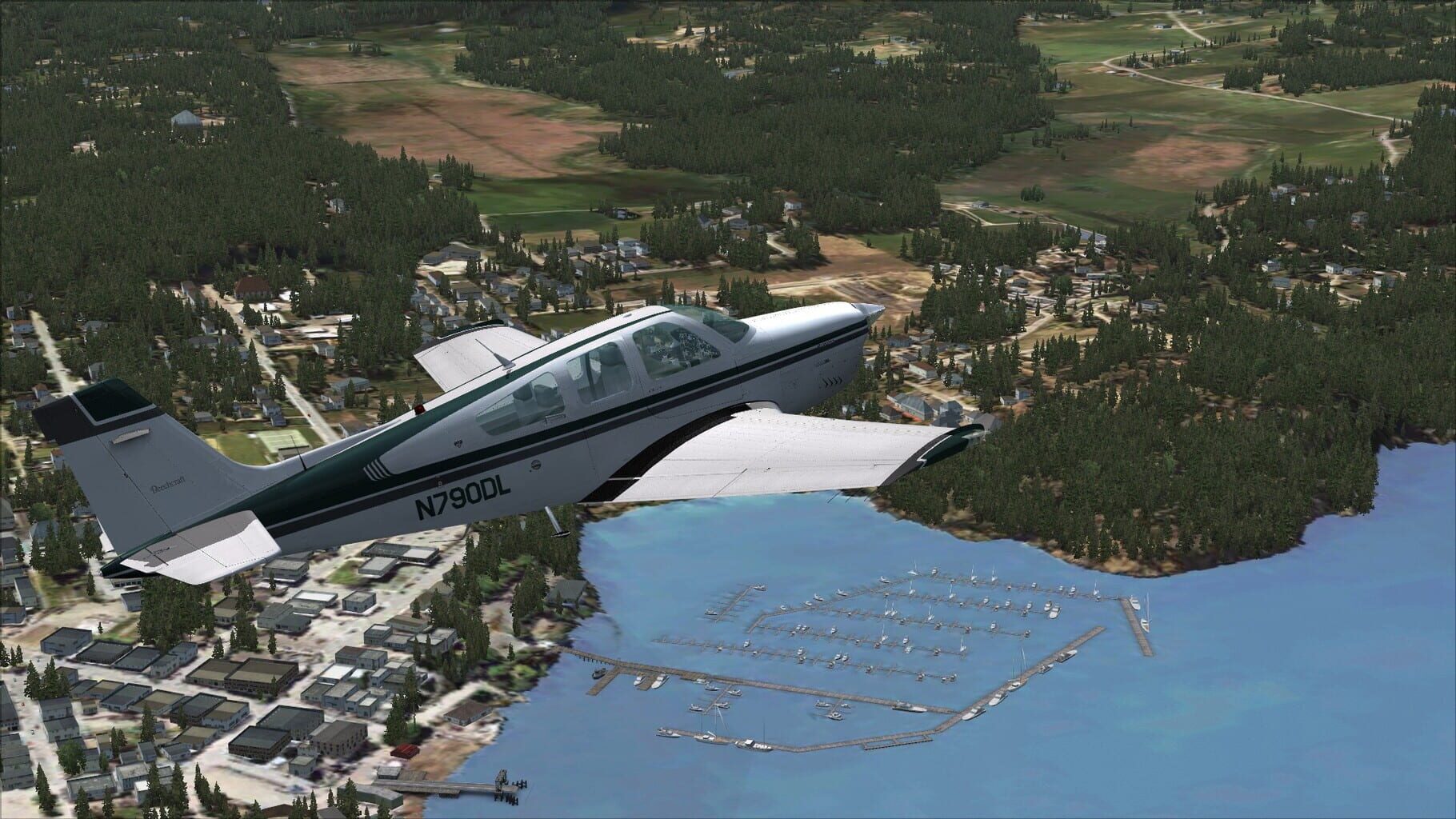 Microsoft Flight Simulator X: Steam Edition - Beechcraft F33A Bonanza