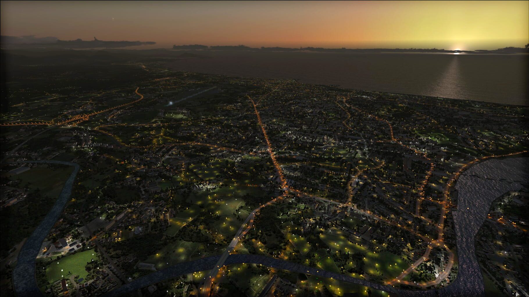 Microsoft Flight Simulator X: Steam Edition - Night Environment: France