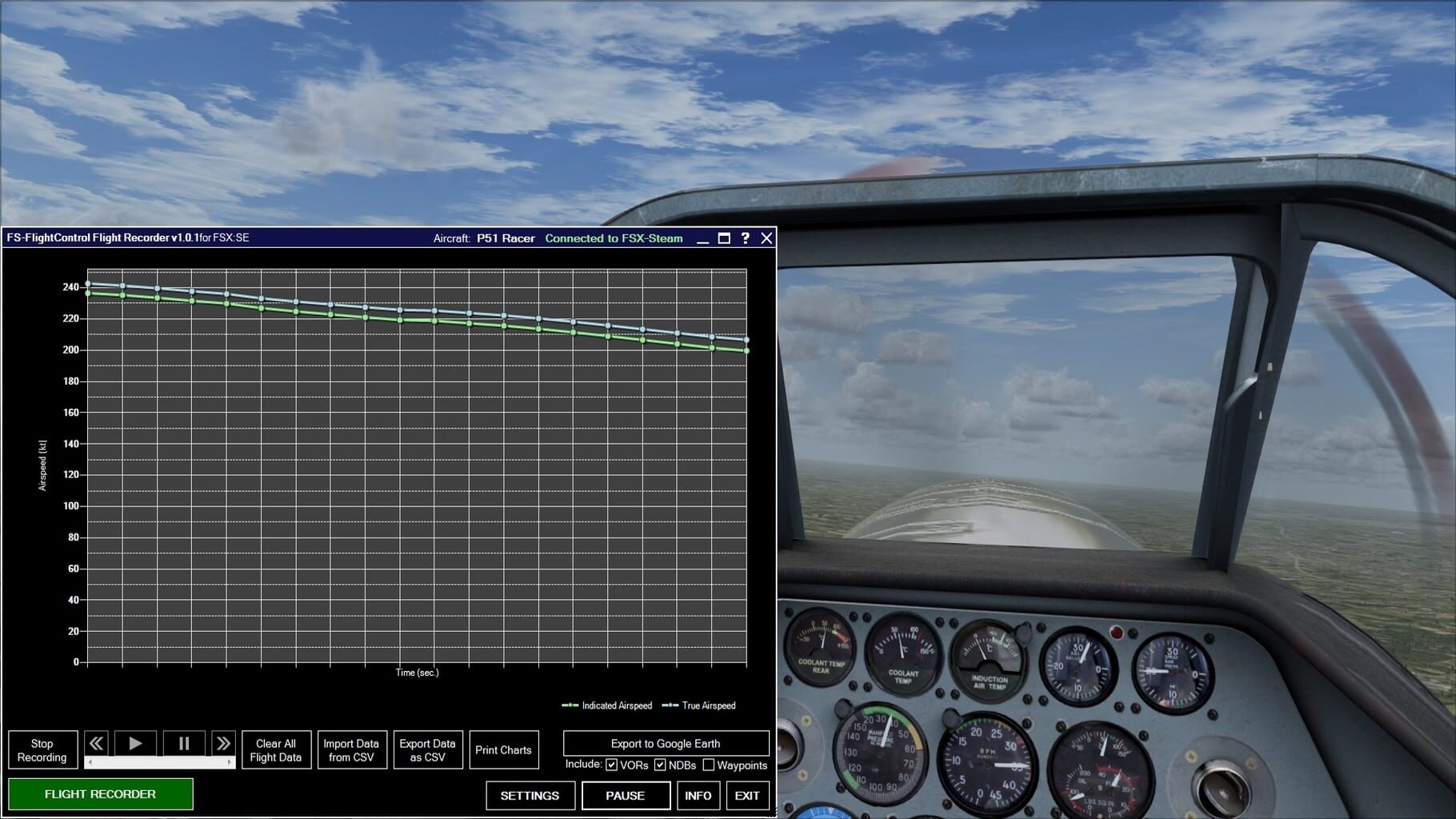 Microsoft Flight Simulator X: Steam Edition - Flight Recorder