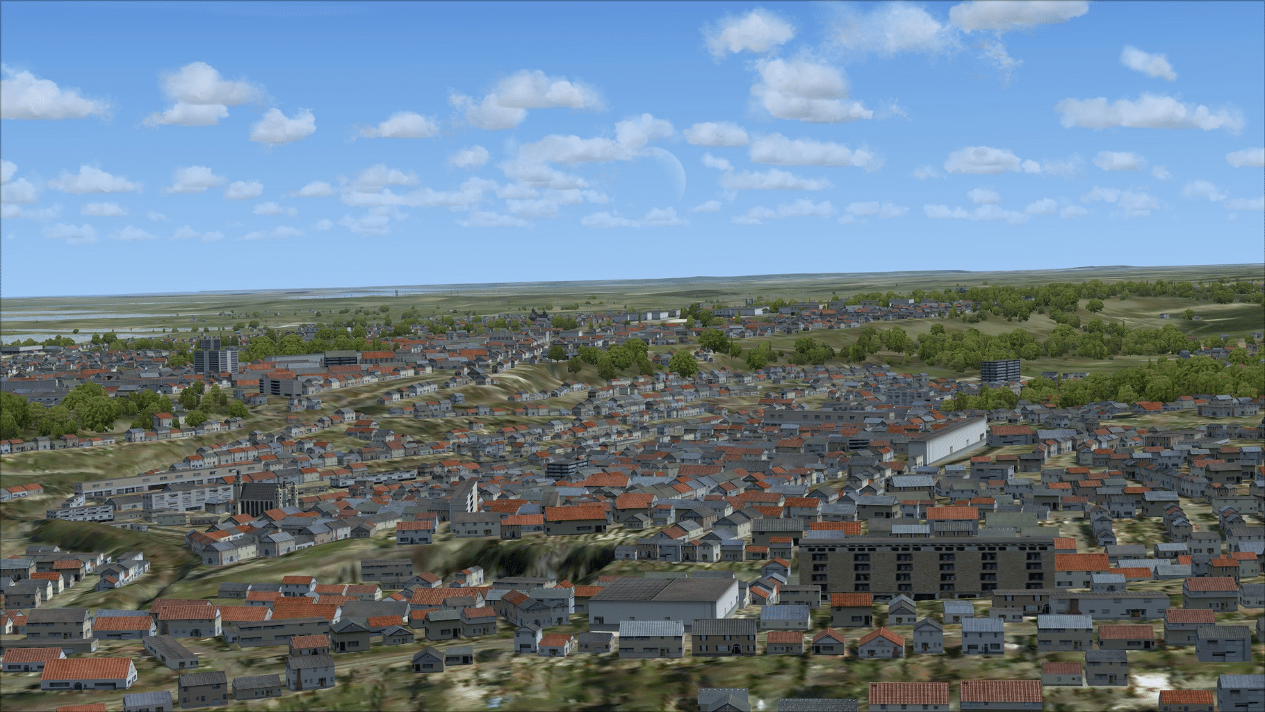 Microsoft Flight Simulator X: Steam Edition - VFR Real Scenery NexGen 3D: Vol.1 - Southern England and South Wales screenshot