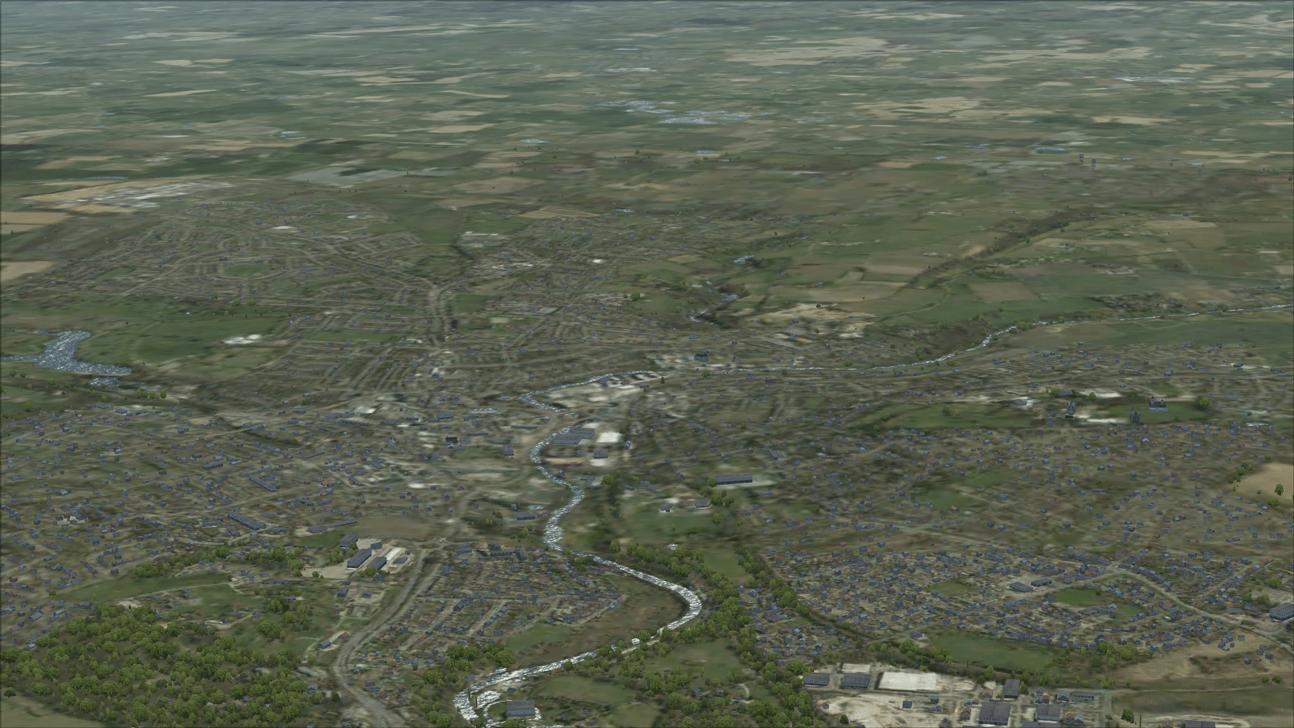 Microsoft Flight Simulator X: Steam Edition - VFR Real Scenery NexGen 3D: Vol.1 - Southern England and South Wales screenshot