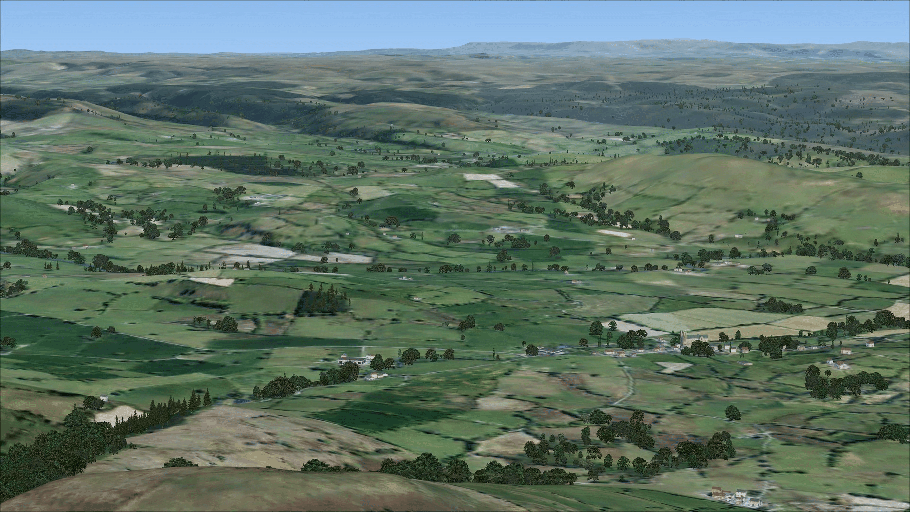 Microsoft Flight Simulator X: Steam Edition - VFR Real Scenery NexGen 3D: Vol. 2 - Central England and North Wales screenshot