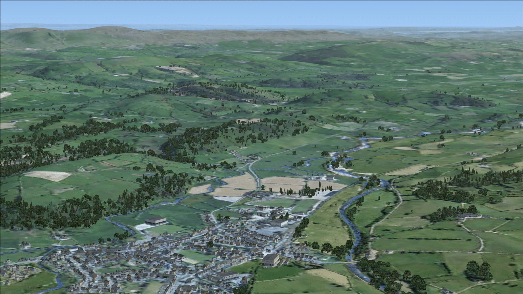 Microsoft Flight Simulator X: Steam Edition - VFR Real Scenery NexGen 3D: Vol. 2 - Central England and North Wales screenshot