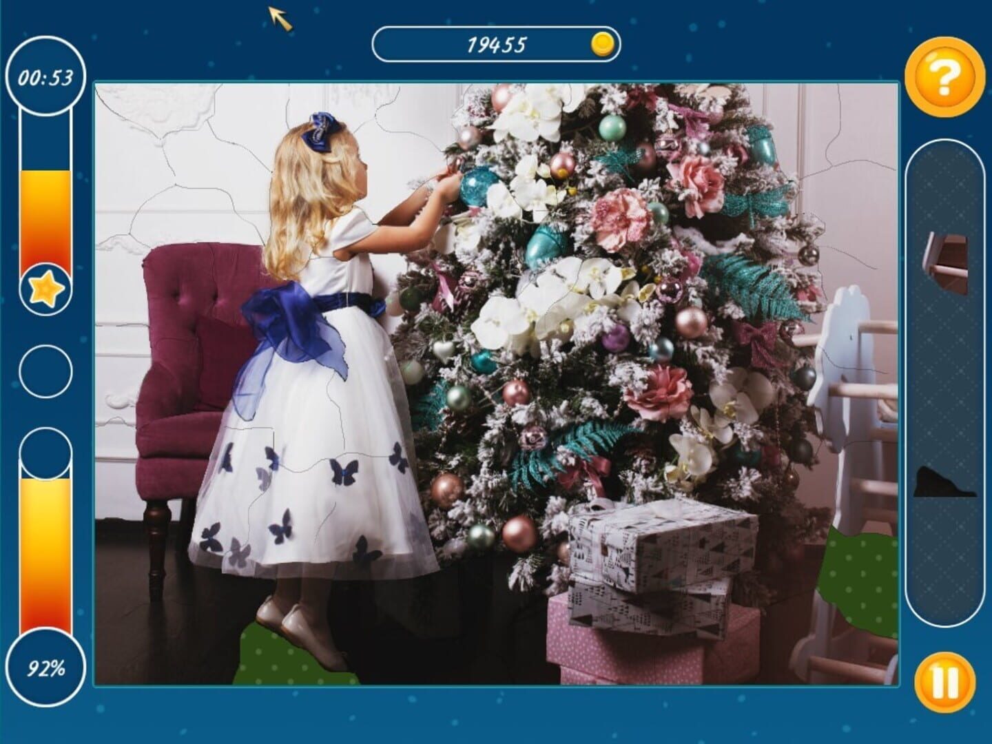Holiday Mosaics Christmas Puzzles - Screenshot