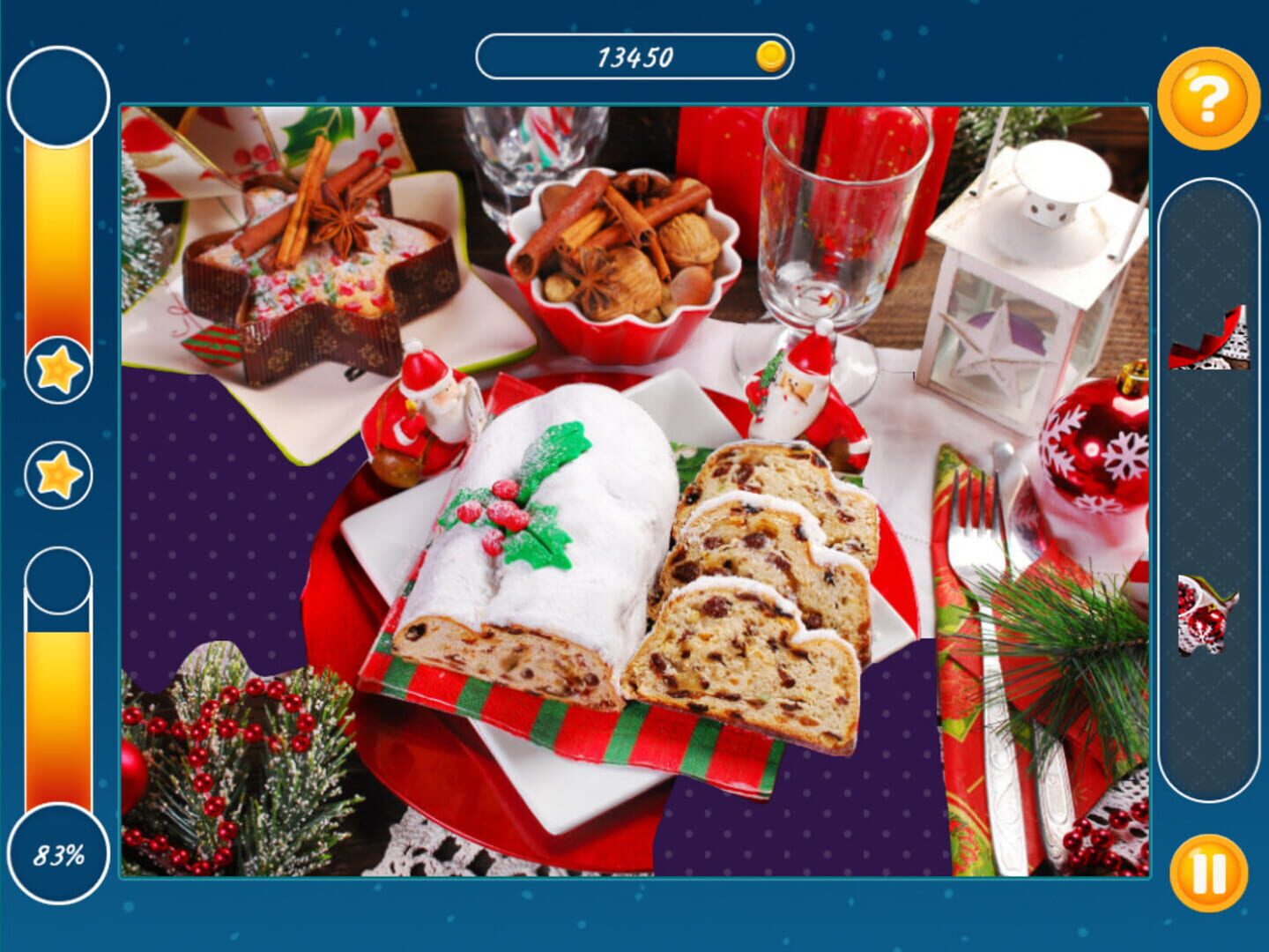 Holiday Mosaics Christmas Puzzles - Screenshot