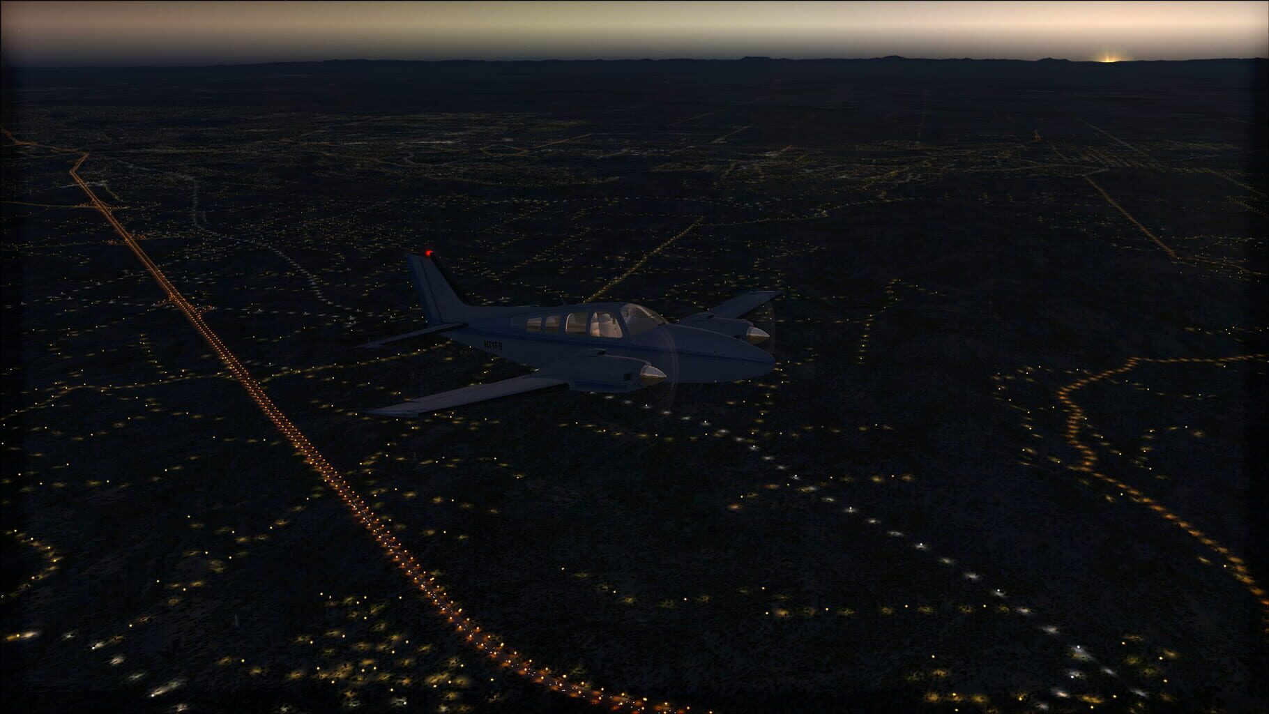 Microsoft Flight Simulator X: Steam Edition - Night Environment: California