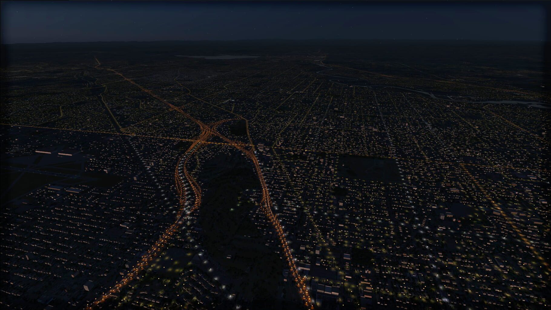 Microsoft Flight Simulator X: Steam Edition - Night Environment: California