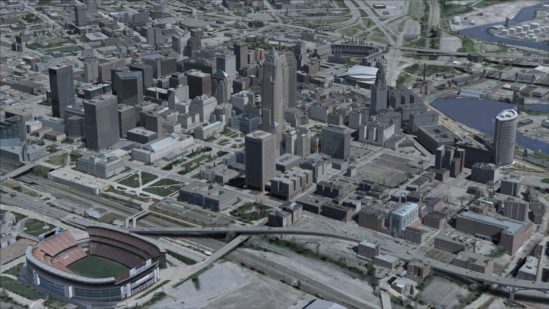 Microsoft Flight Simulator X: Steam Edition - US Cities X: Cleveland