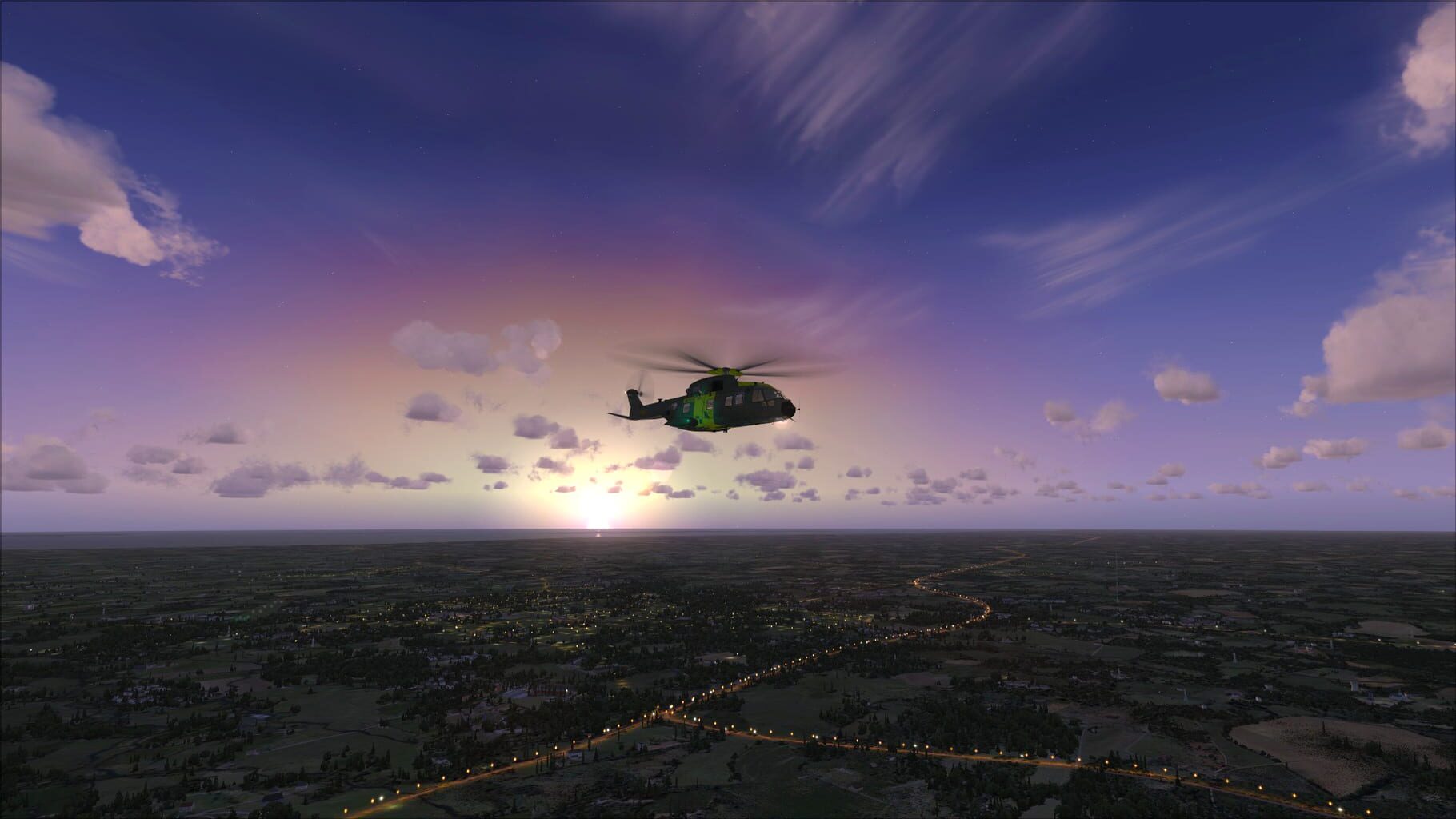 Microsoft Flight Simulator X: Steam Edition - Night Environment Denmark