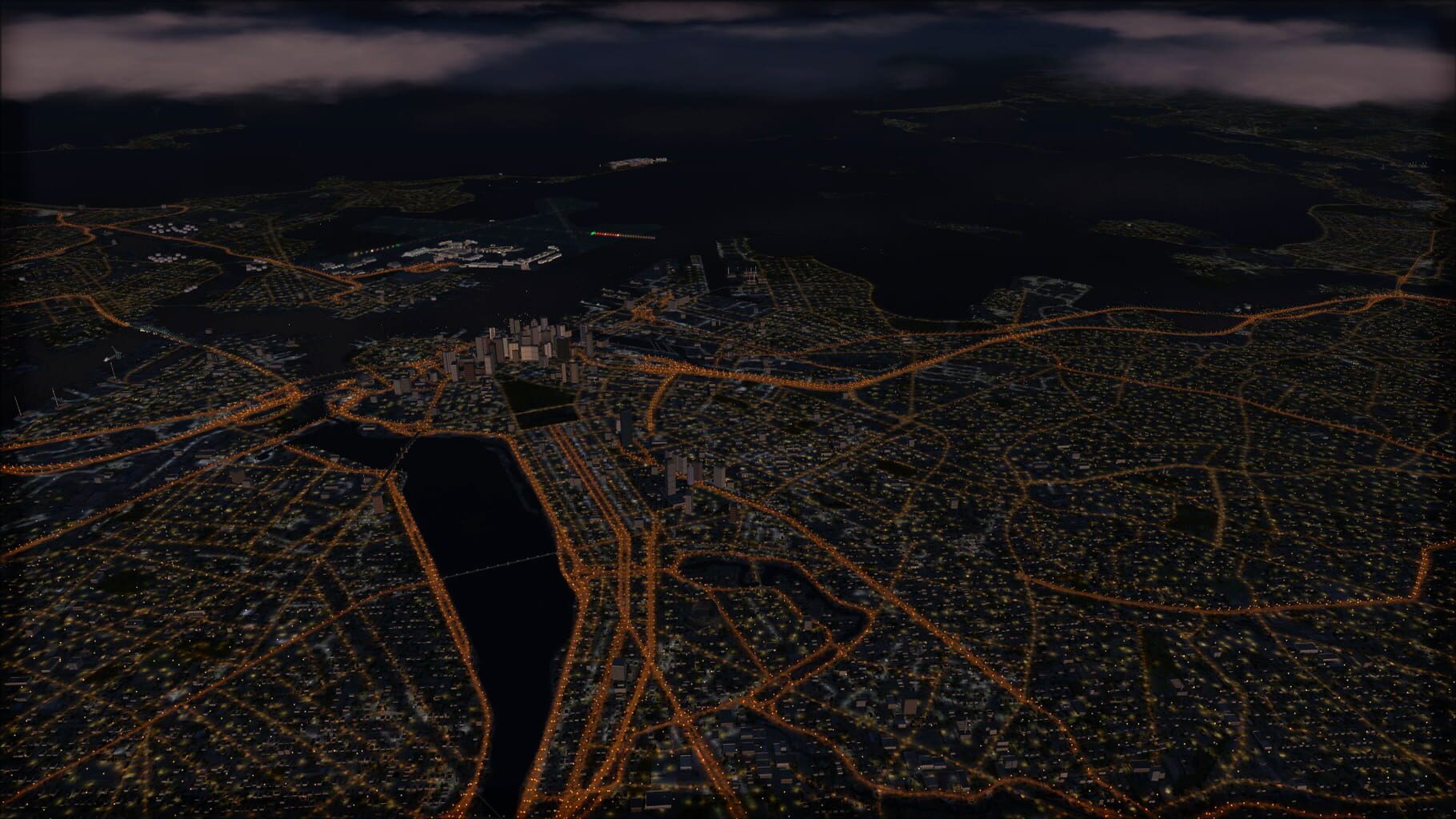 Microsoft Flight Simulator X: Steam Edition - Night Environment: Massachusetts