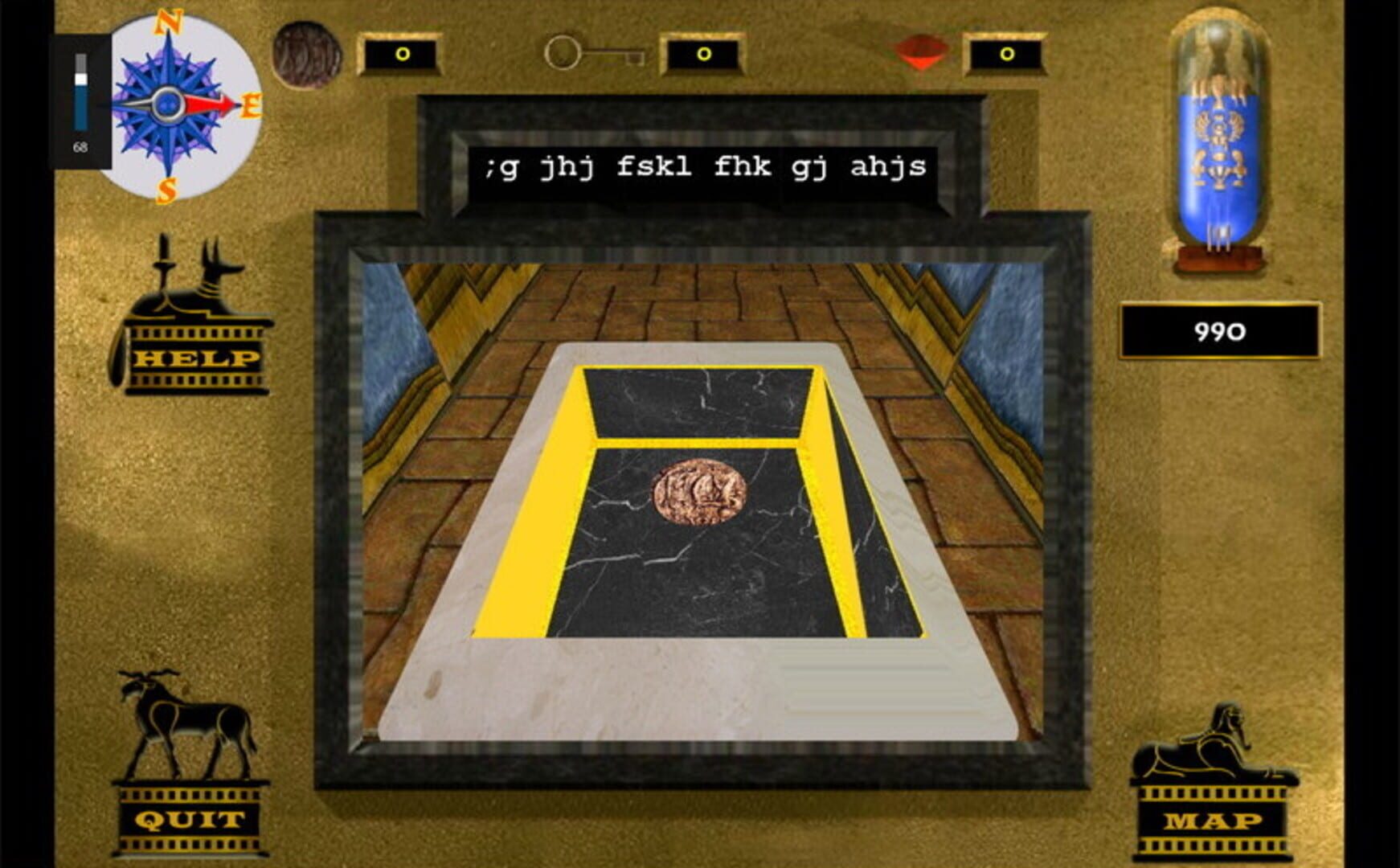 Tomb Typing - Screenshot