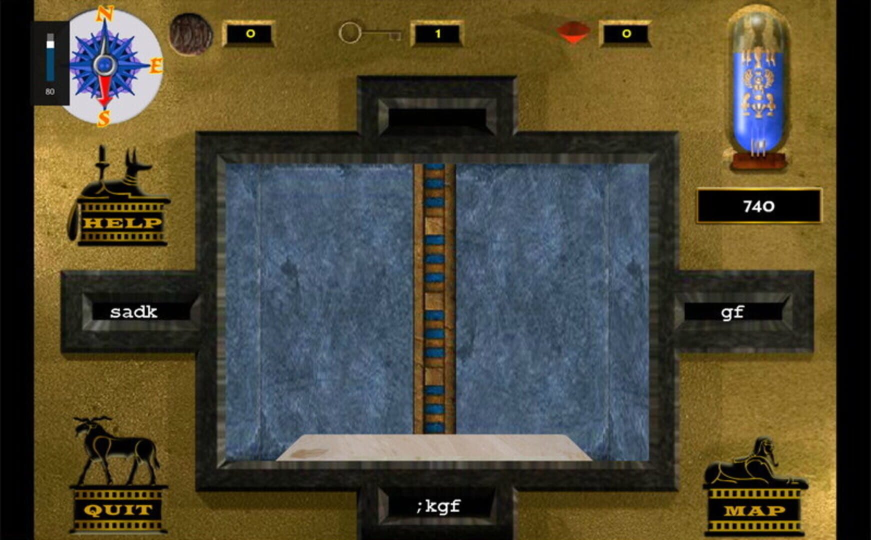 Tomb Typing - Screenshot