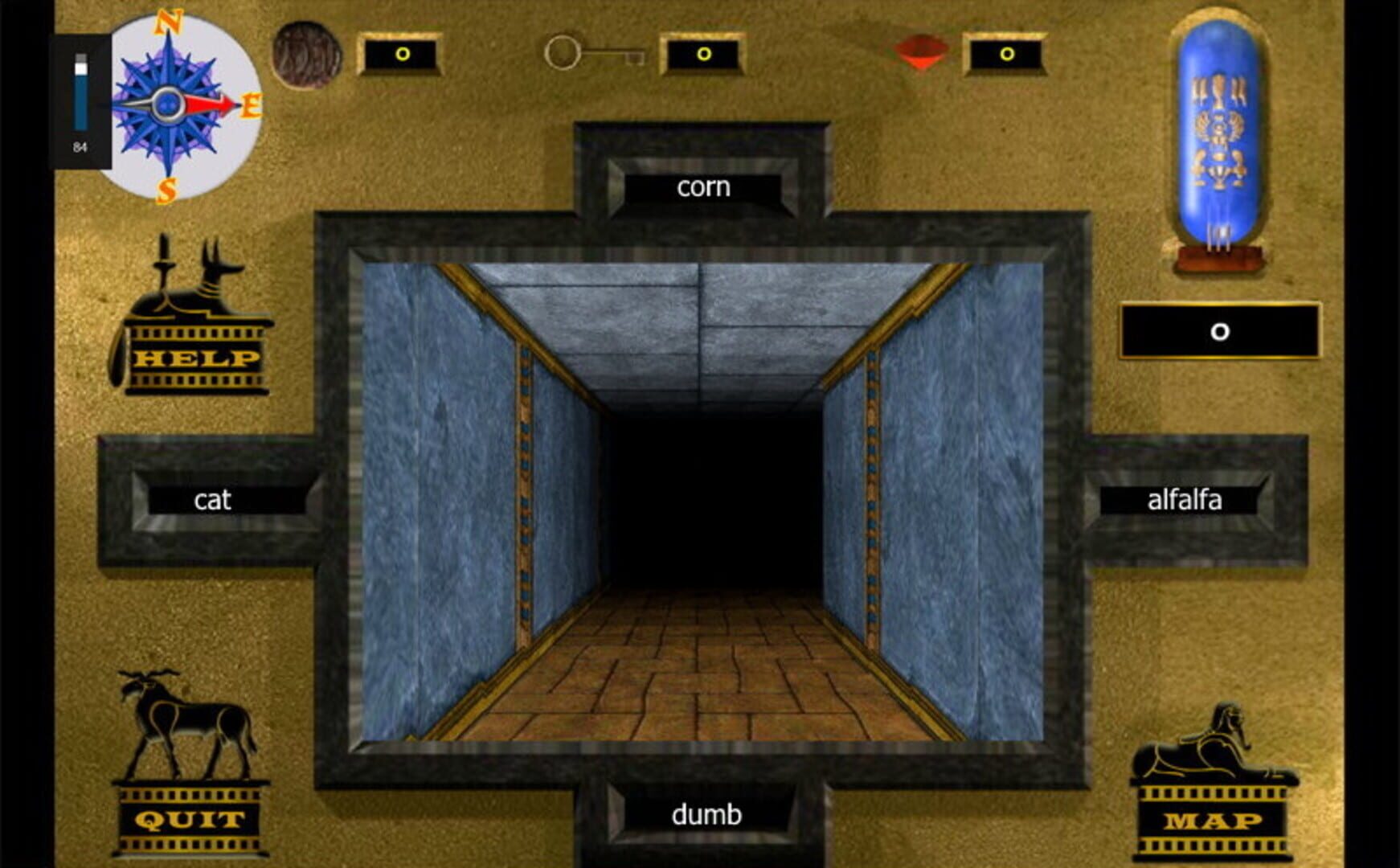 Tomb Typing - Screenshot