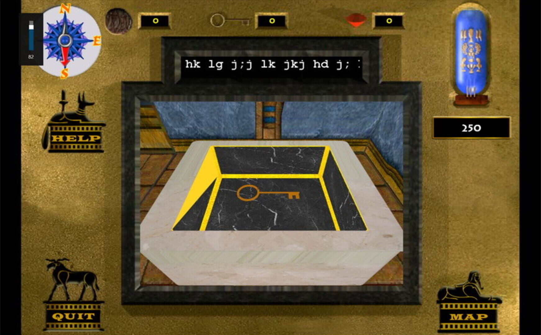 Tomb Typing - Screenshot
