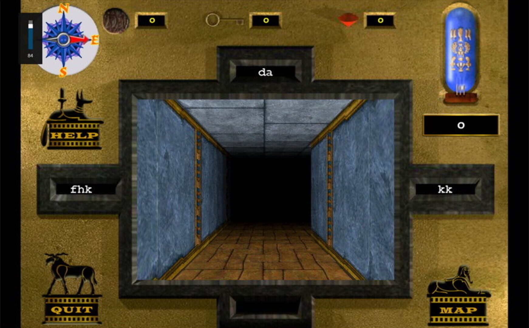 Tomb Typing - Screenshot