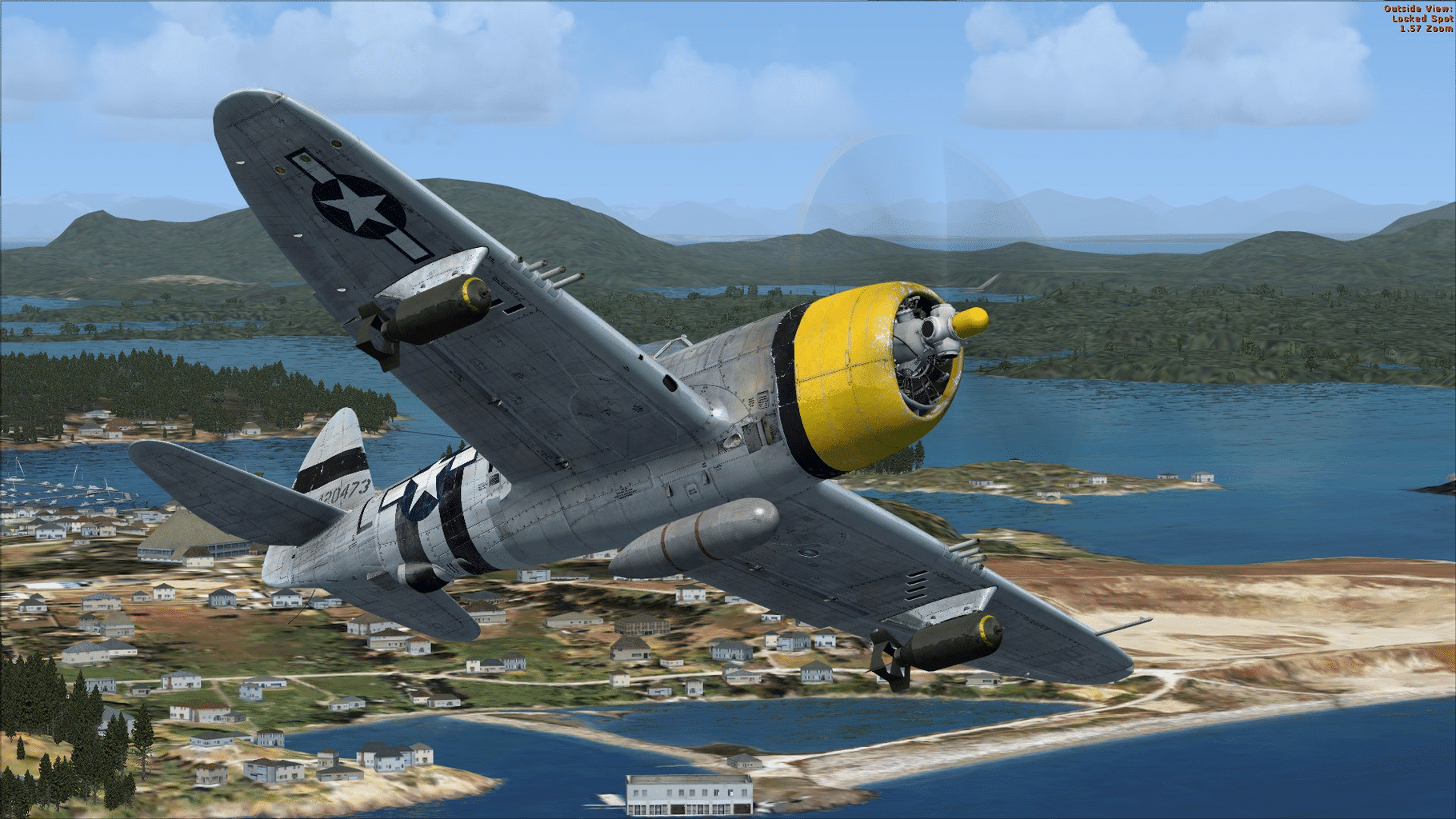 Microsoft Flight Simulator X: Steam Edition - Republic P-47D Thunderbolt screenshot