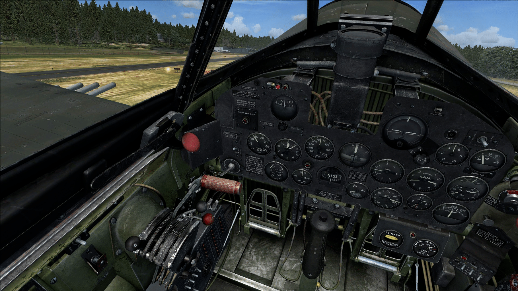 Microsoft Flight Simulator X: Steam Edition - Republic P-47D Thunderbolt screenshot