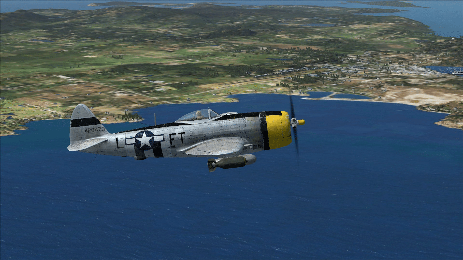 Microsoft Flight Simulator X: Steam Edition - Republic P-47D Thunderbolt screenshot