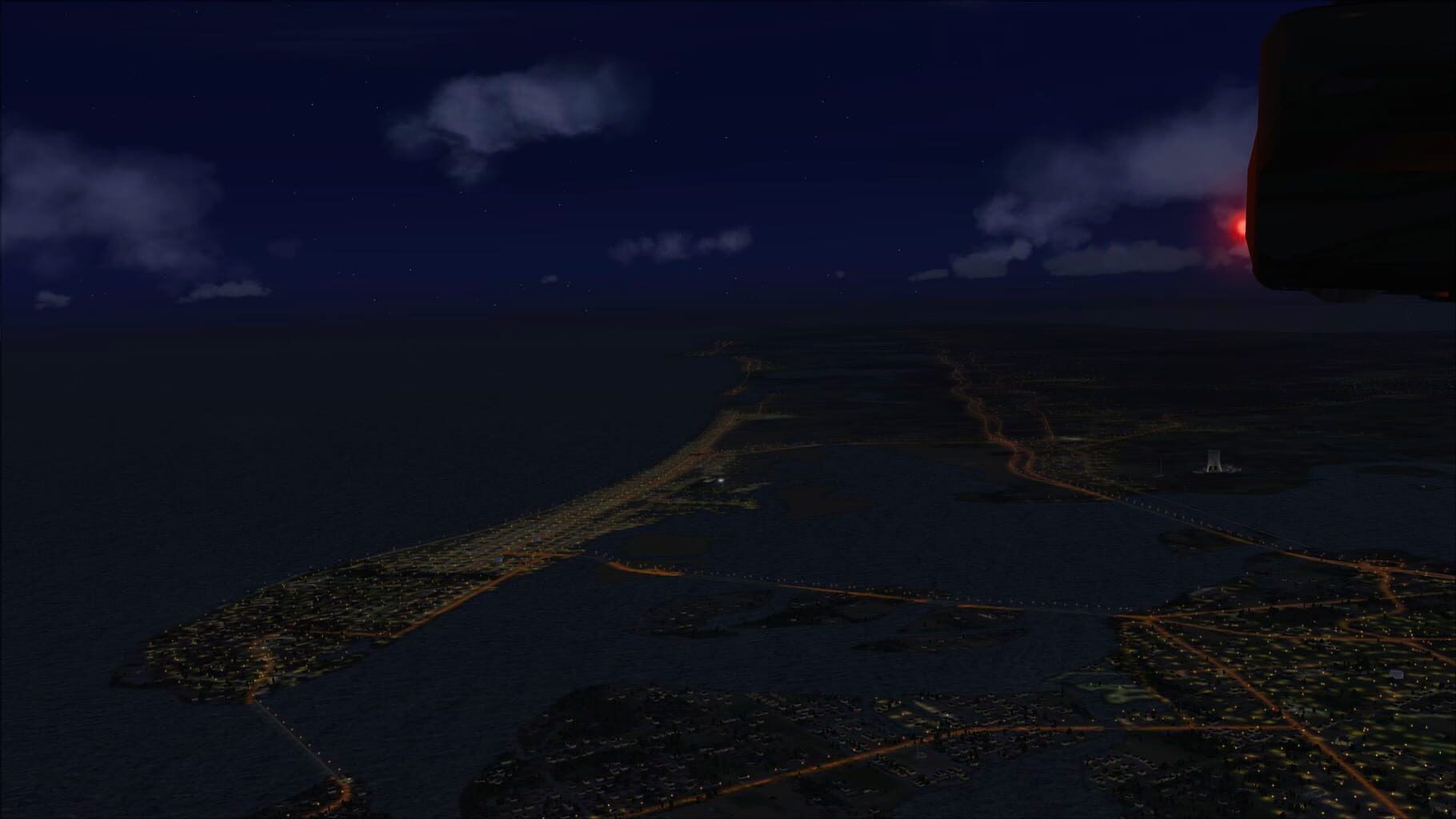 Microsoft Flight Simulator X: Steam Edition - Night Environment: New Jersey