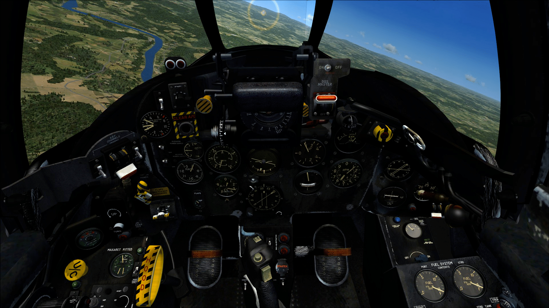 Microsoft Flight Simulator X: Steam Edition - Hawker Hunter F.6/FGA.9 screenshot