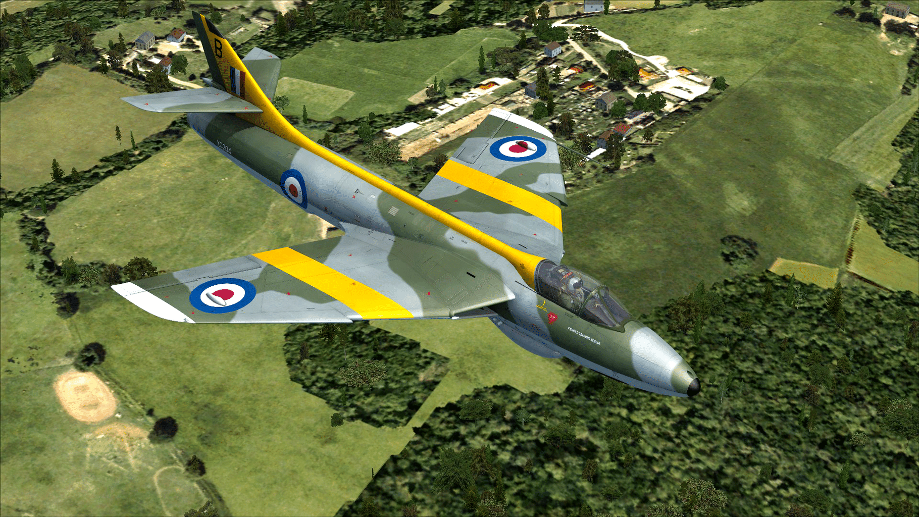 Microsoft Flight Simulator X: Steam Edition - Hawker Hunter F.6/FGA.9 screenshot