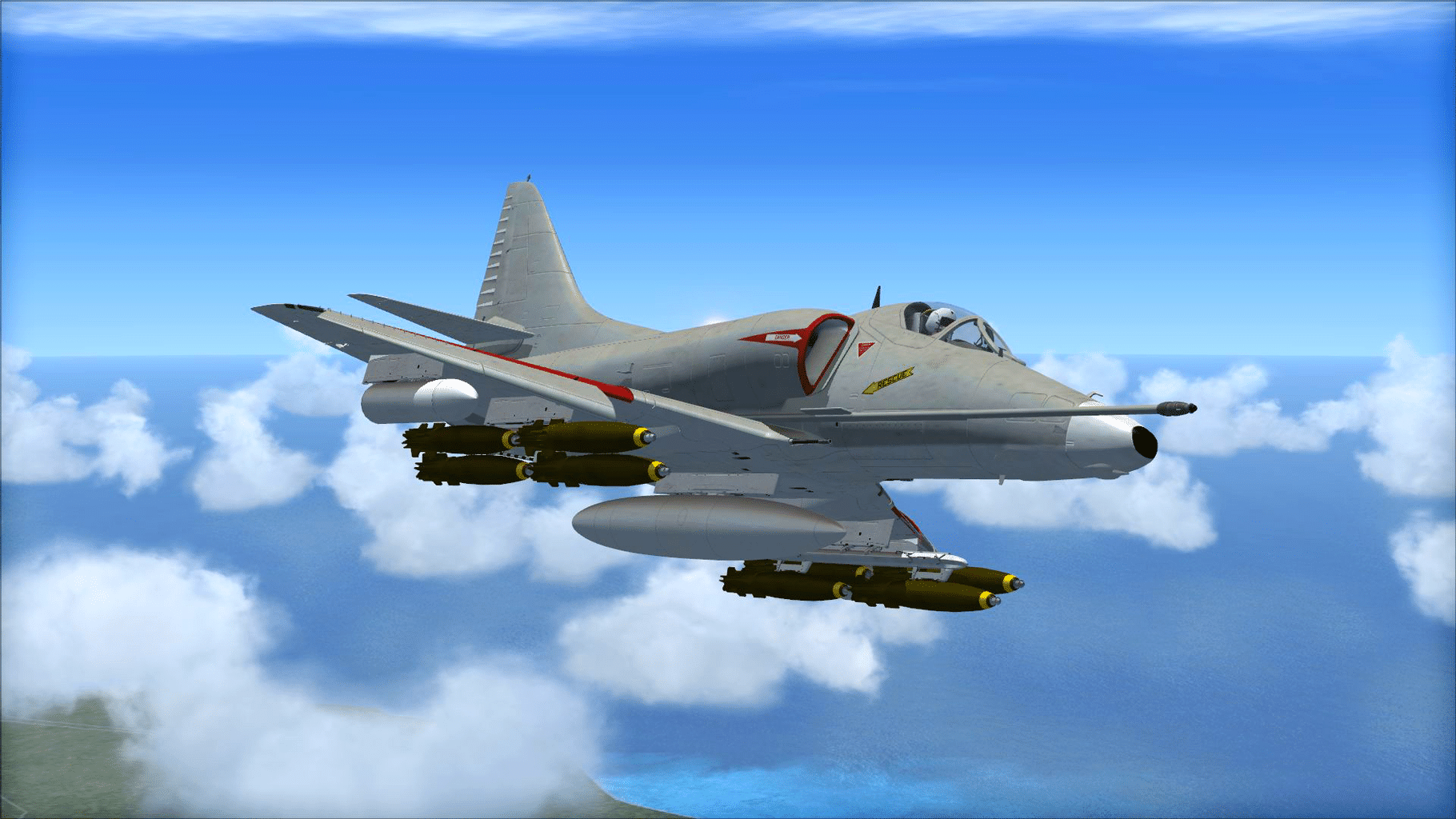 Microsoft Flight Simulator X: Steam Edition - McDonnell Douglas A-4 Skyhawk screenshot