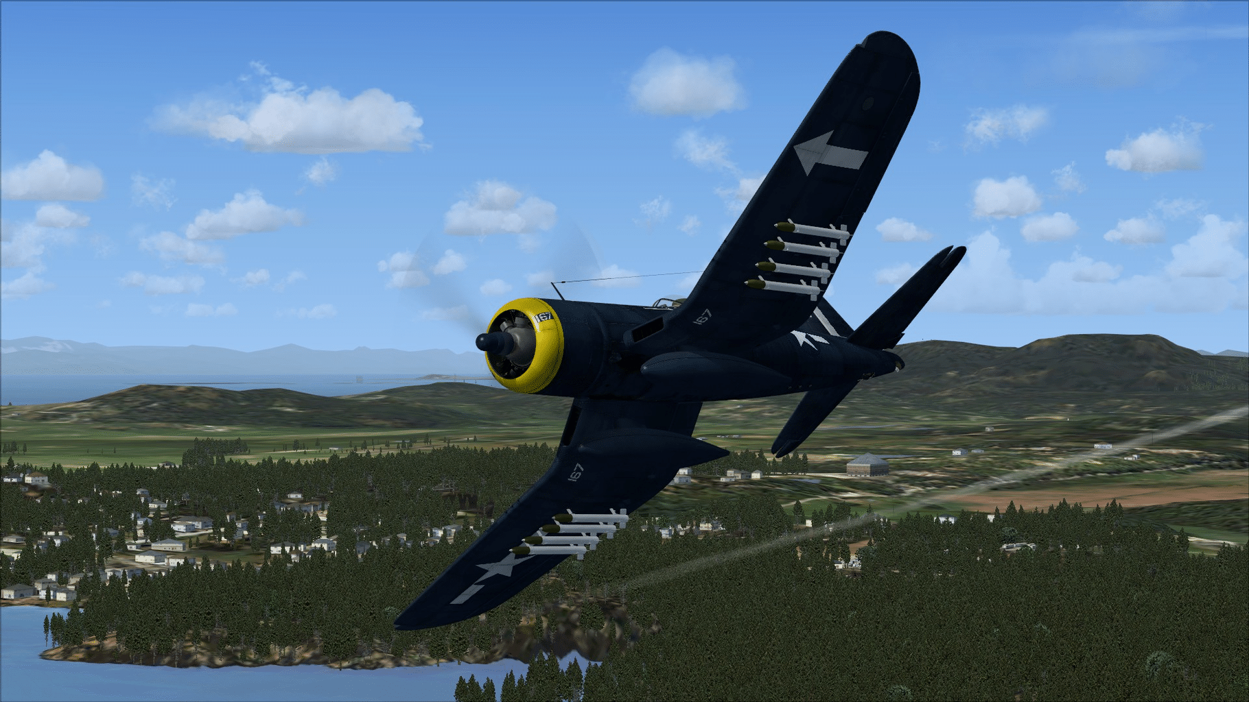 Microsoft Flight Simulator X: Steam Edition - Aircraft Factory F4U Corsair screenshot