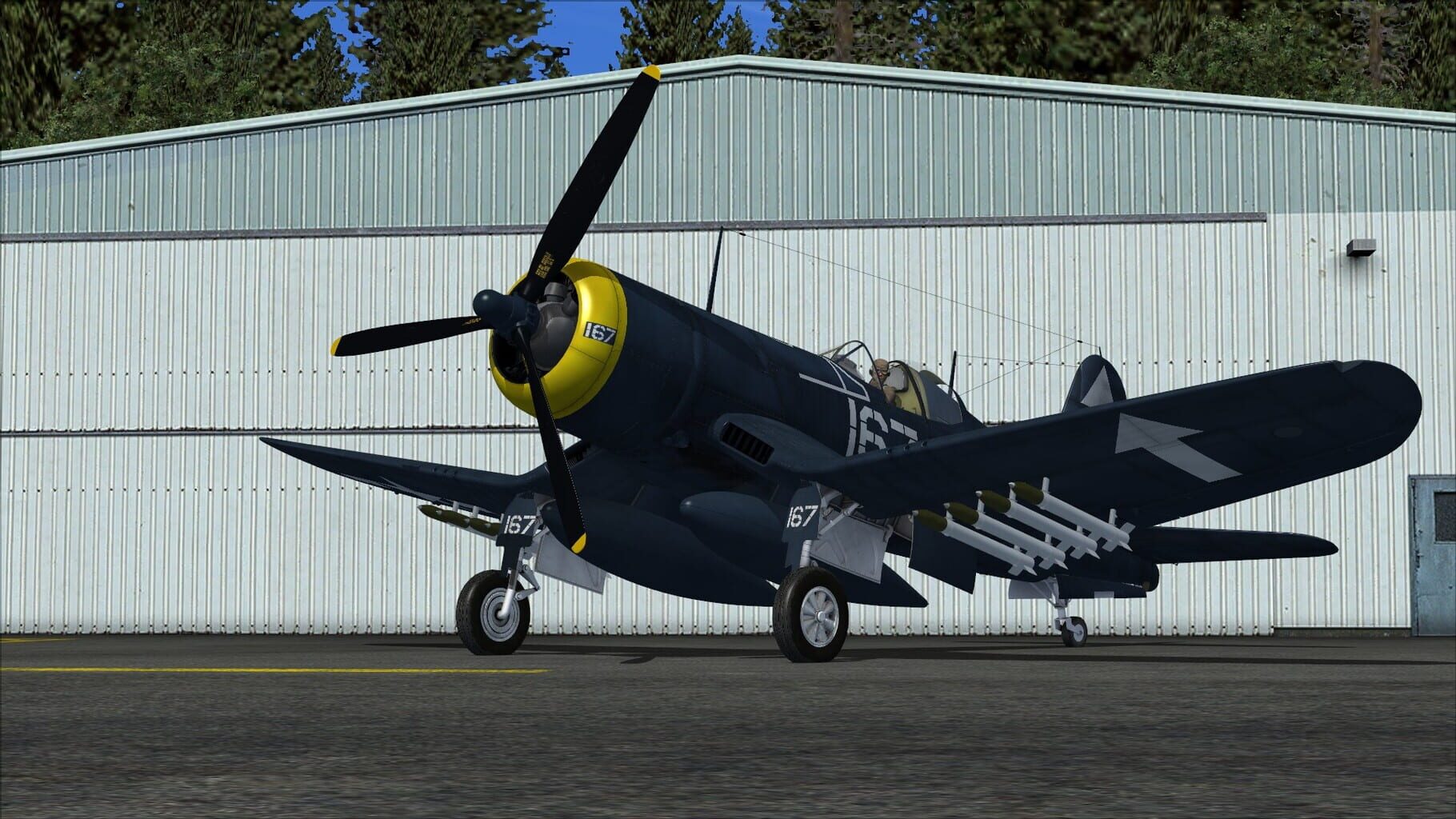 Microsoft Flight Simulator X: Steam Edition - Aircraft Factory F4U Corsair