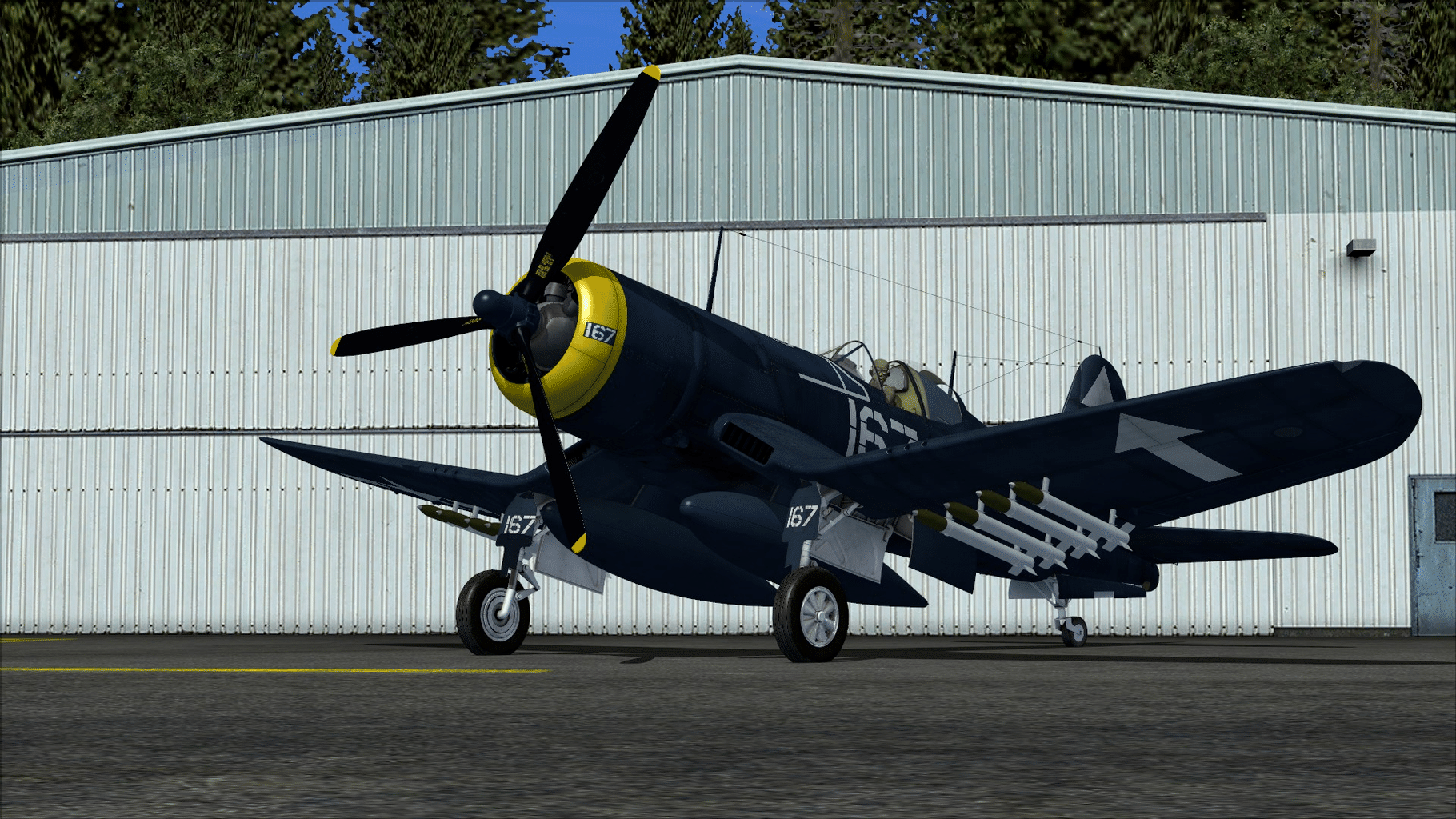 Microsoft Flight Simulator X: Steam Edition - Aircraft Factory F4U Corsair screenshot