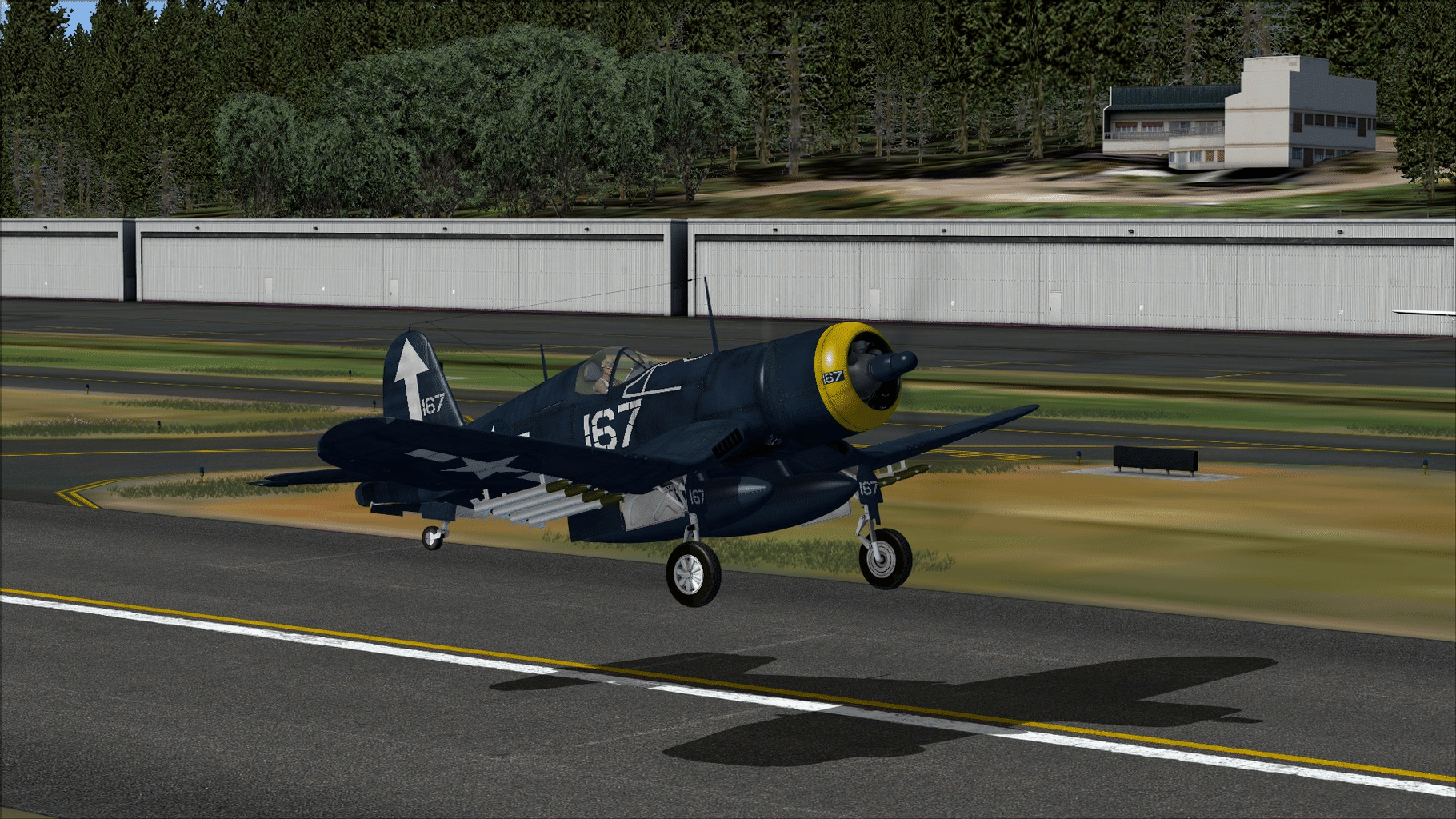 Microsoft Flight Simulator X: Steam Edition - Aircraft Factory F4U Corsair screenshot