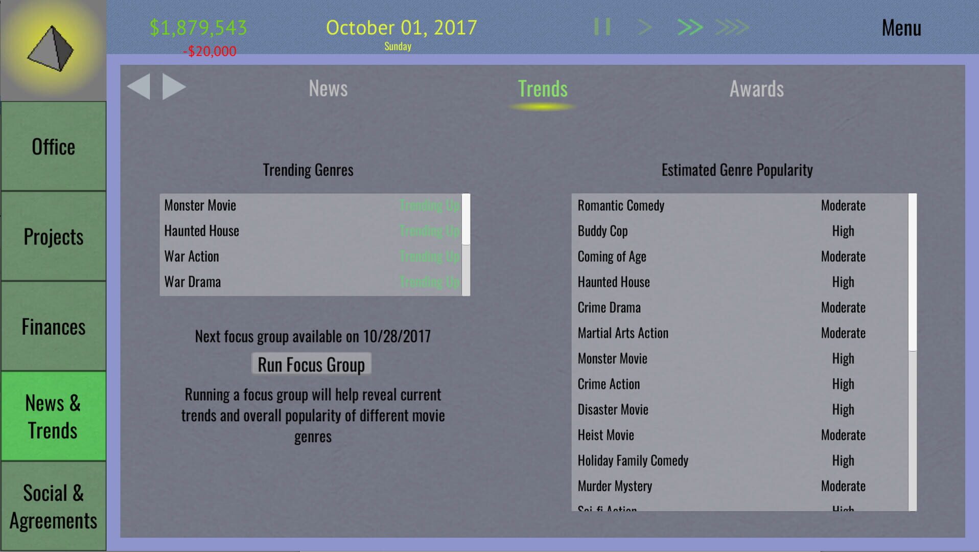 Tinseltown Tycoon - Screenshot
