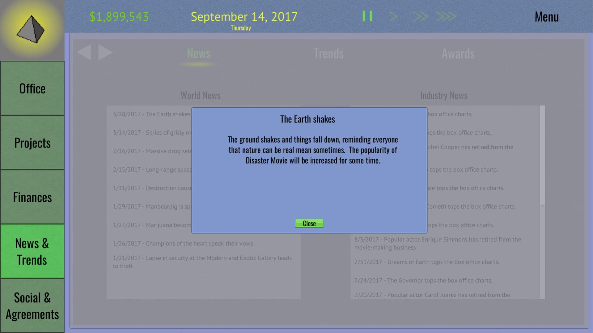 Tinseltown Tycoon - Screenshot
