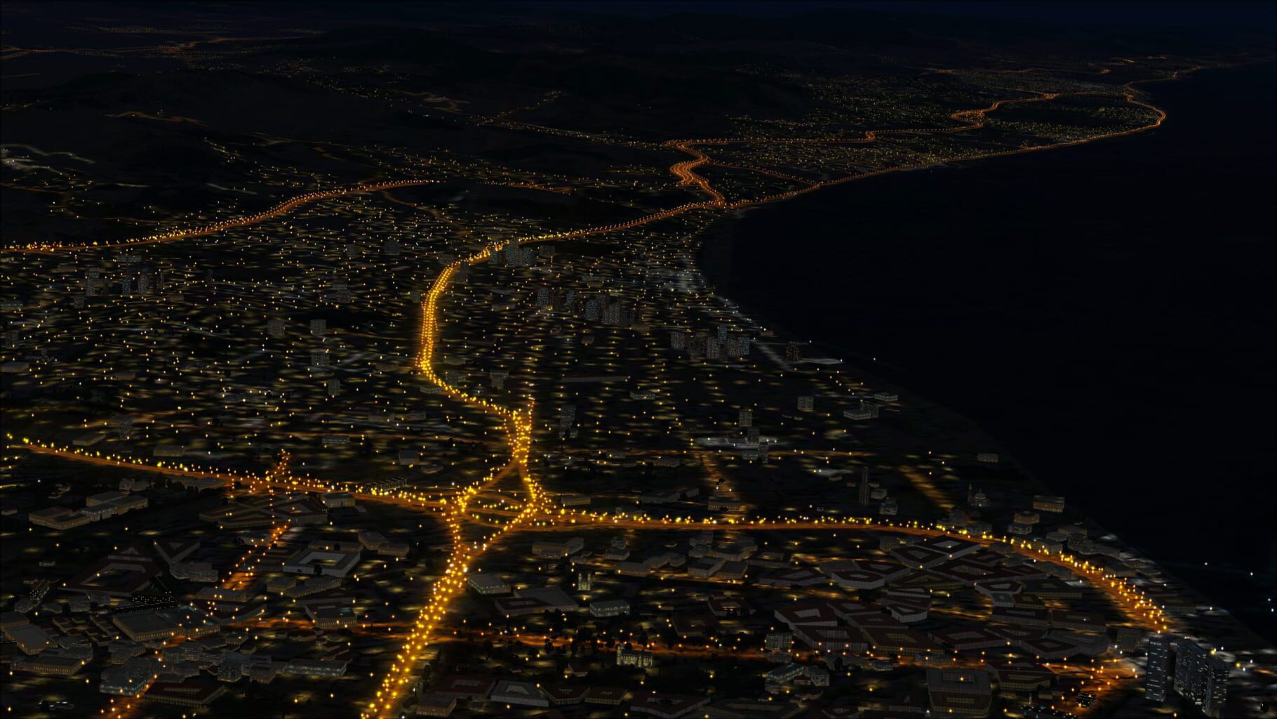 Microsoft Flight Simulator X: Steam Edition - Night Environment: Spain