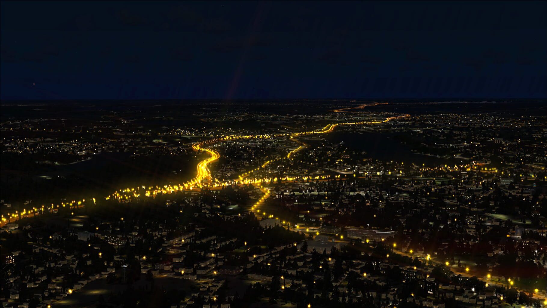 Microsoft Flight Simulator X: Steam Edition - Night Environment: Sweden