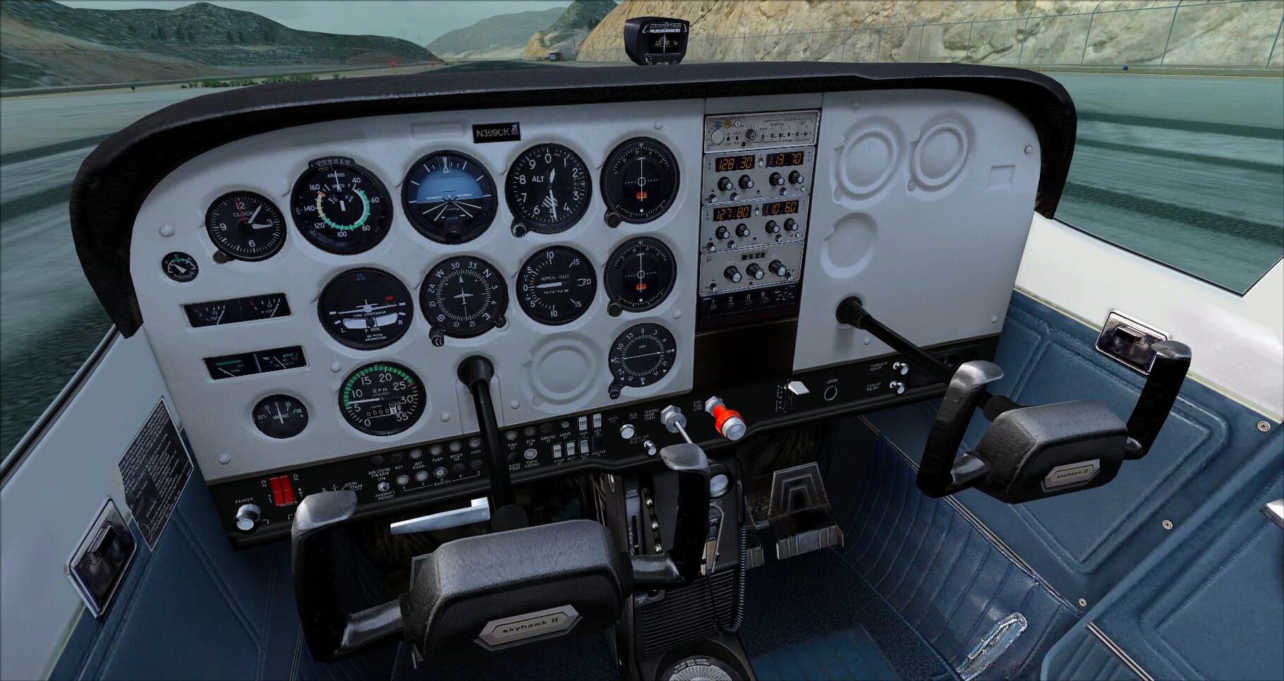 Microsoft Flight Simulator X: Steam Edition - Cessna C172N Skyhawk II