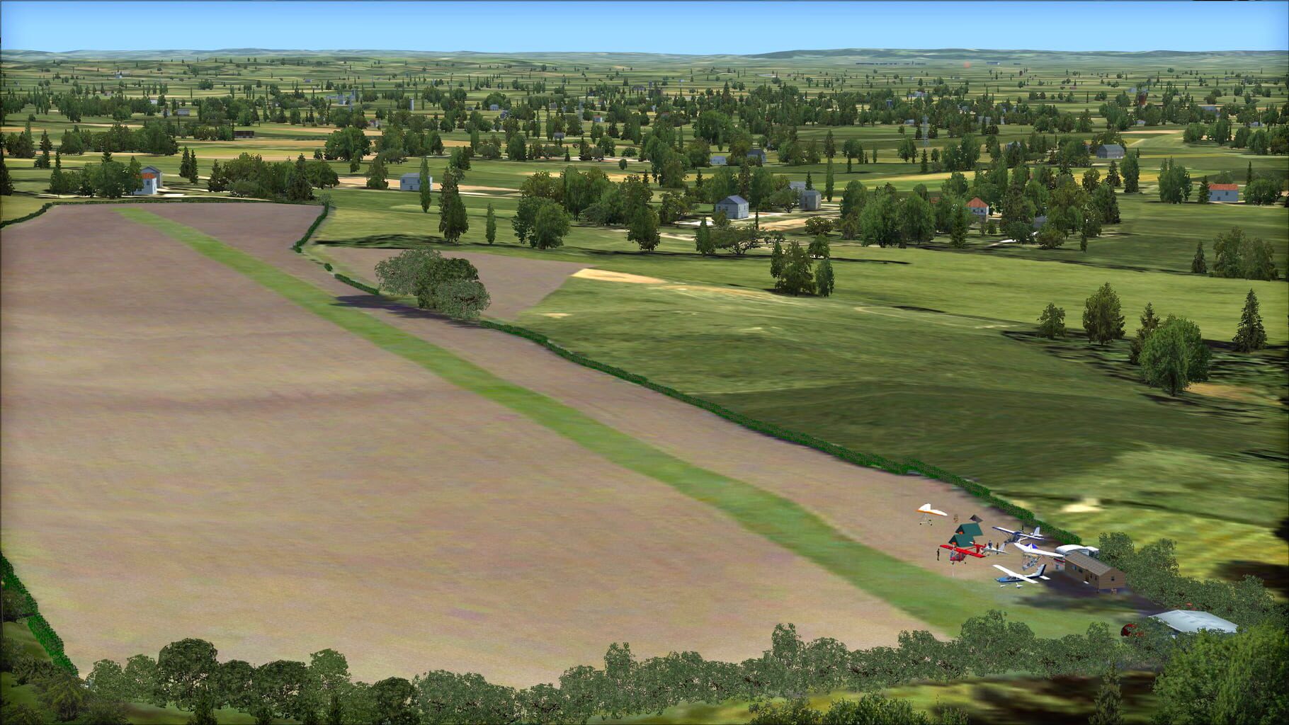 Microsoft Flight Simulator X: Steam Edition: Farm Strips Vol 3 - South West England & Wales