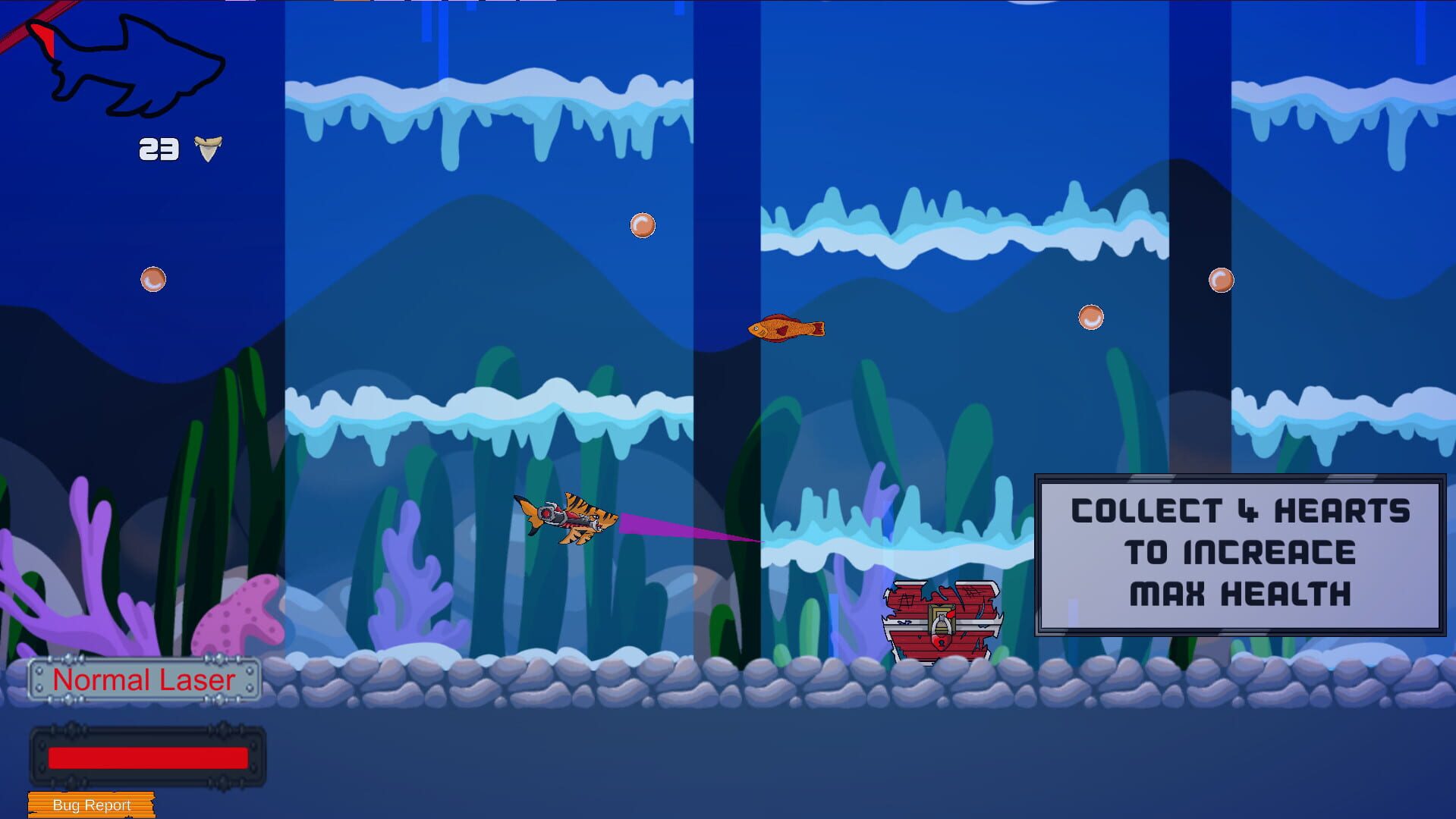 Frikin the Laser Shark - Screenshot