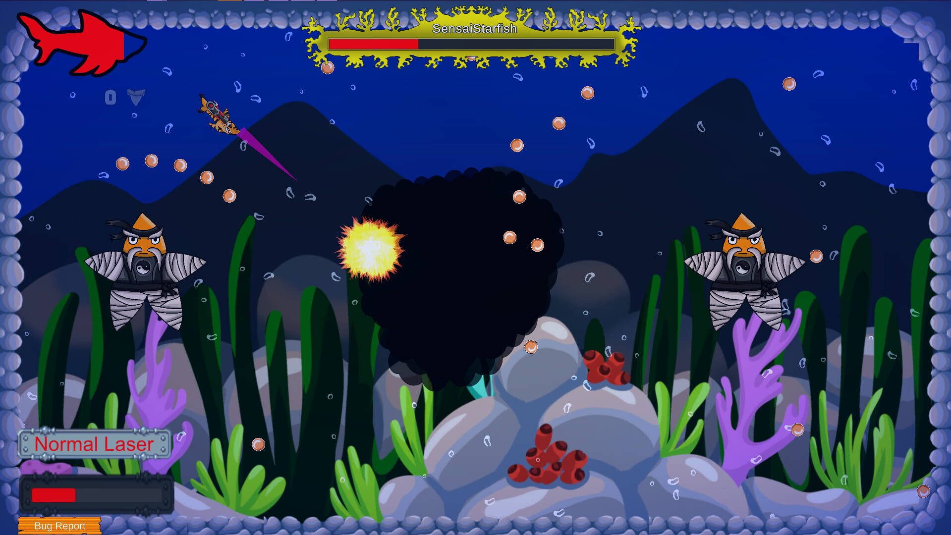 Frikin the Laser Shark - Screenshot