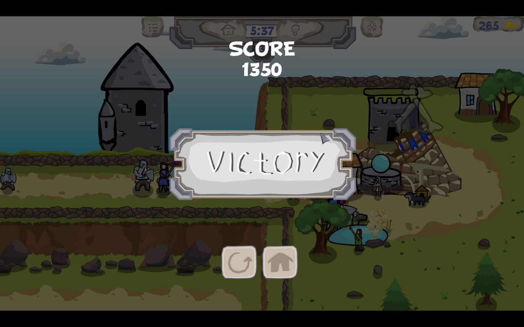 Castle survival - Screenshot