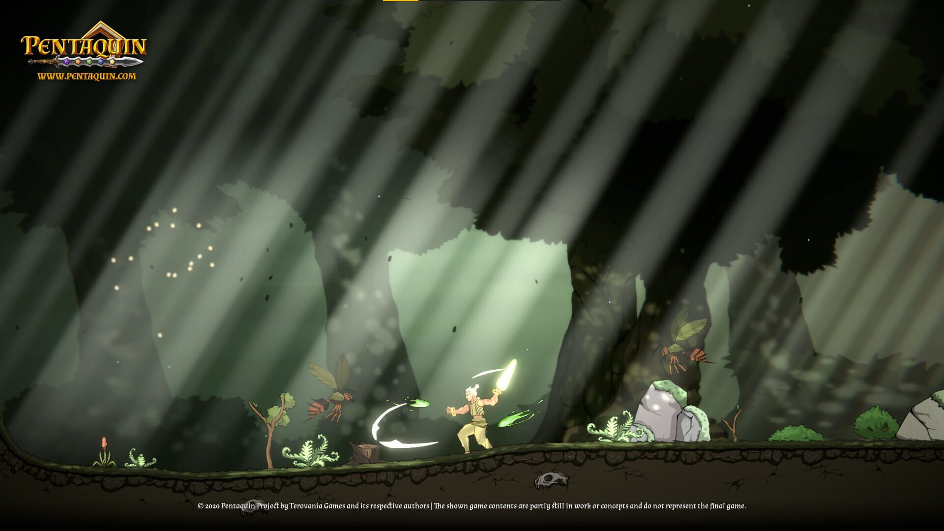Pentaquin: Deeds of Twilight - Screenshot