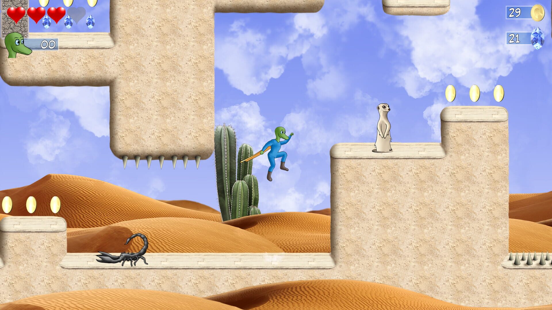 Snake Man's Adventure - Screenshot