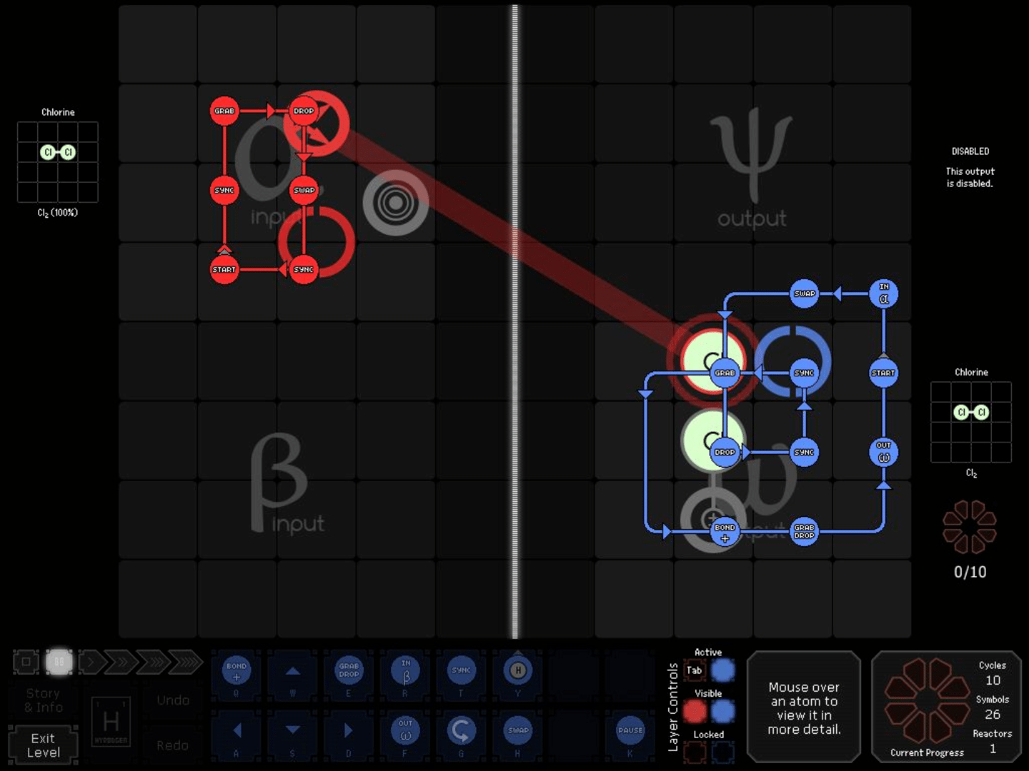 SpaceChem: 63 Corvi screenshot